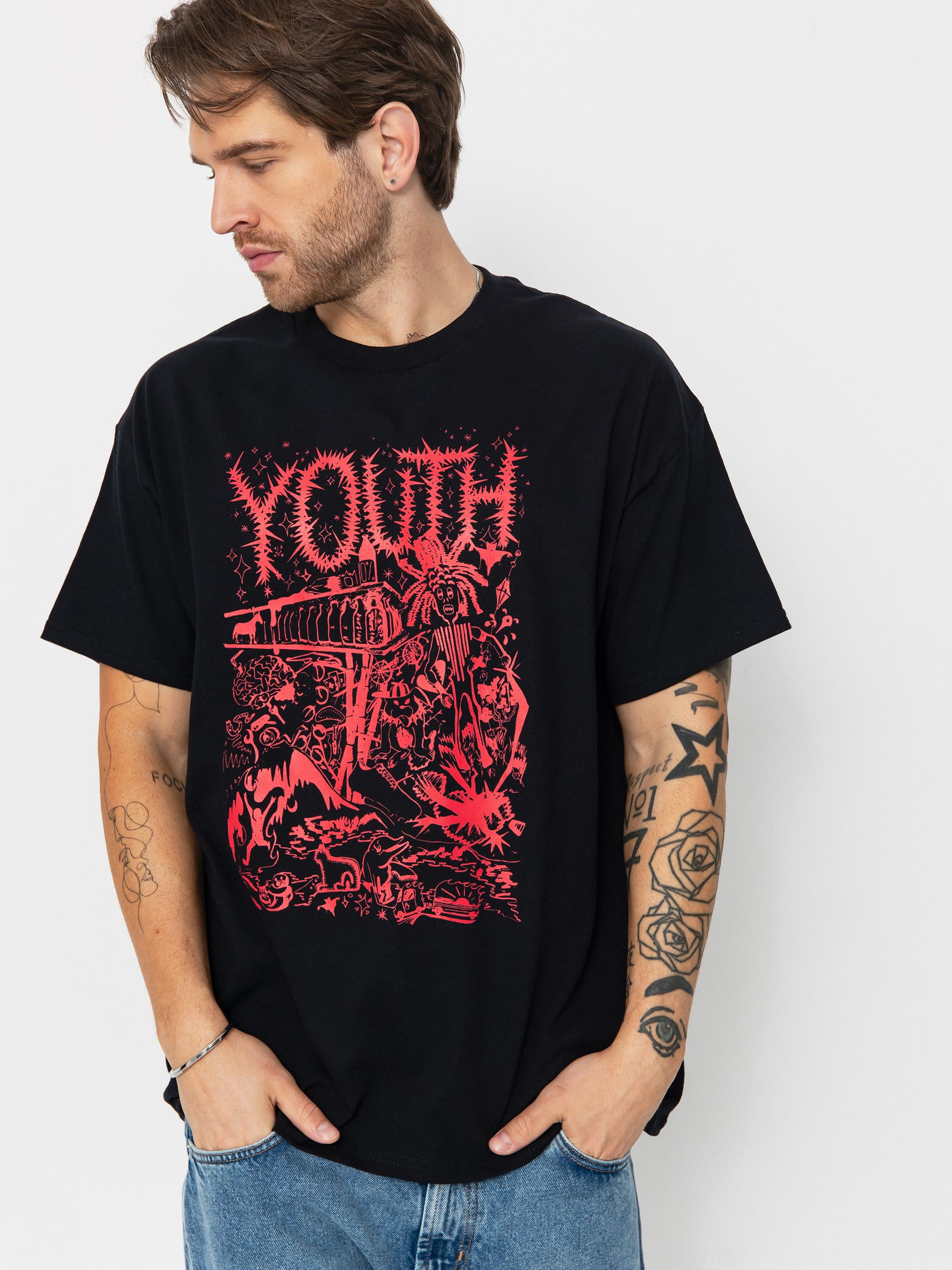 Тениска Youth Skateboards Dida (black)