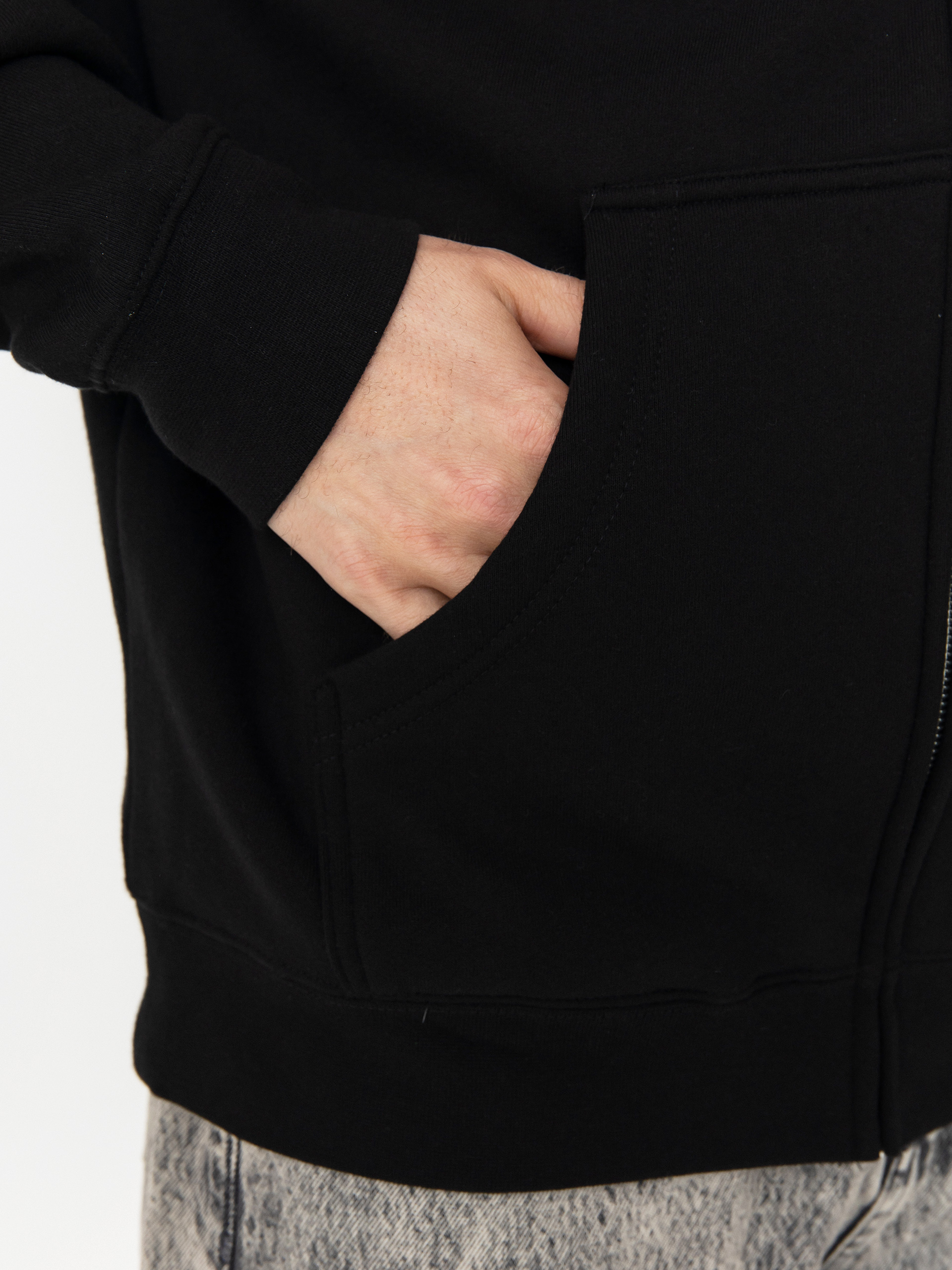 Суитшърт с качулка Krooked Necroshmoo ZHD (black/cream yellow & orange prints)