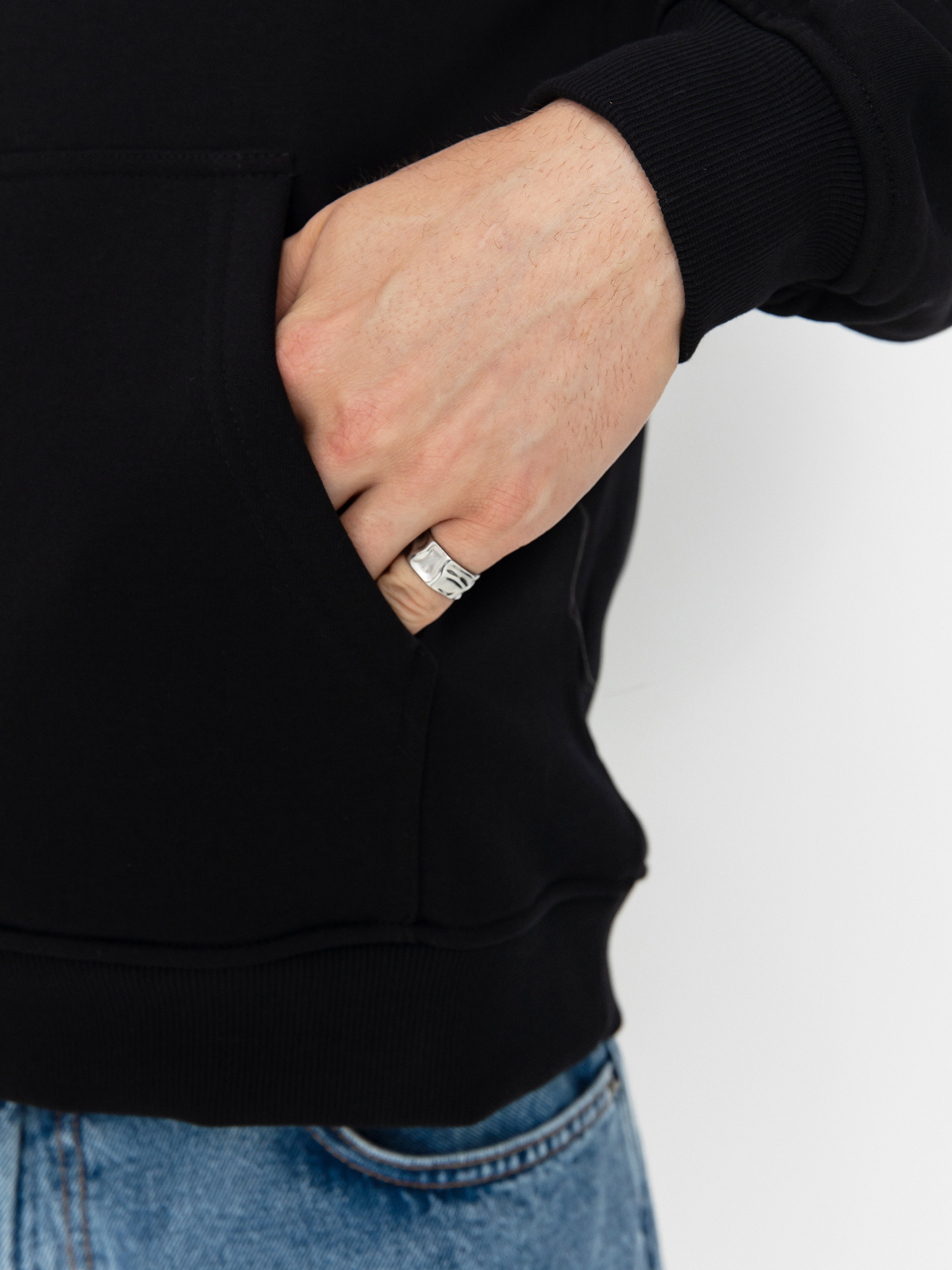 Суитшърт с качулка Palto Explore HD (black)