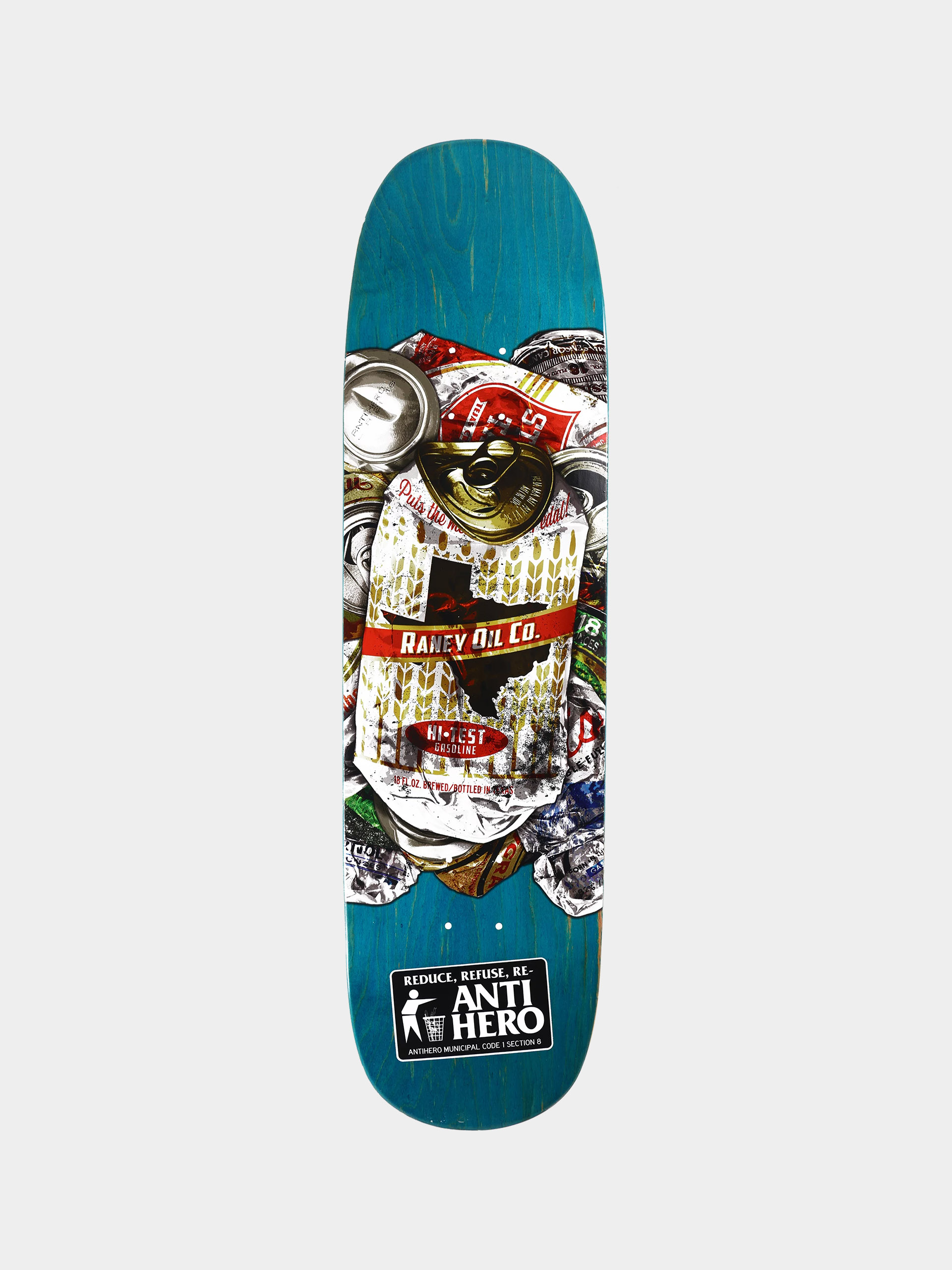 Bg Raney Дъска Antihero Raney Refuse (teal)