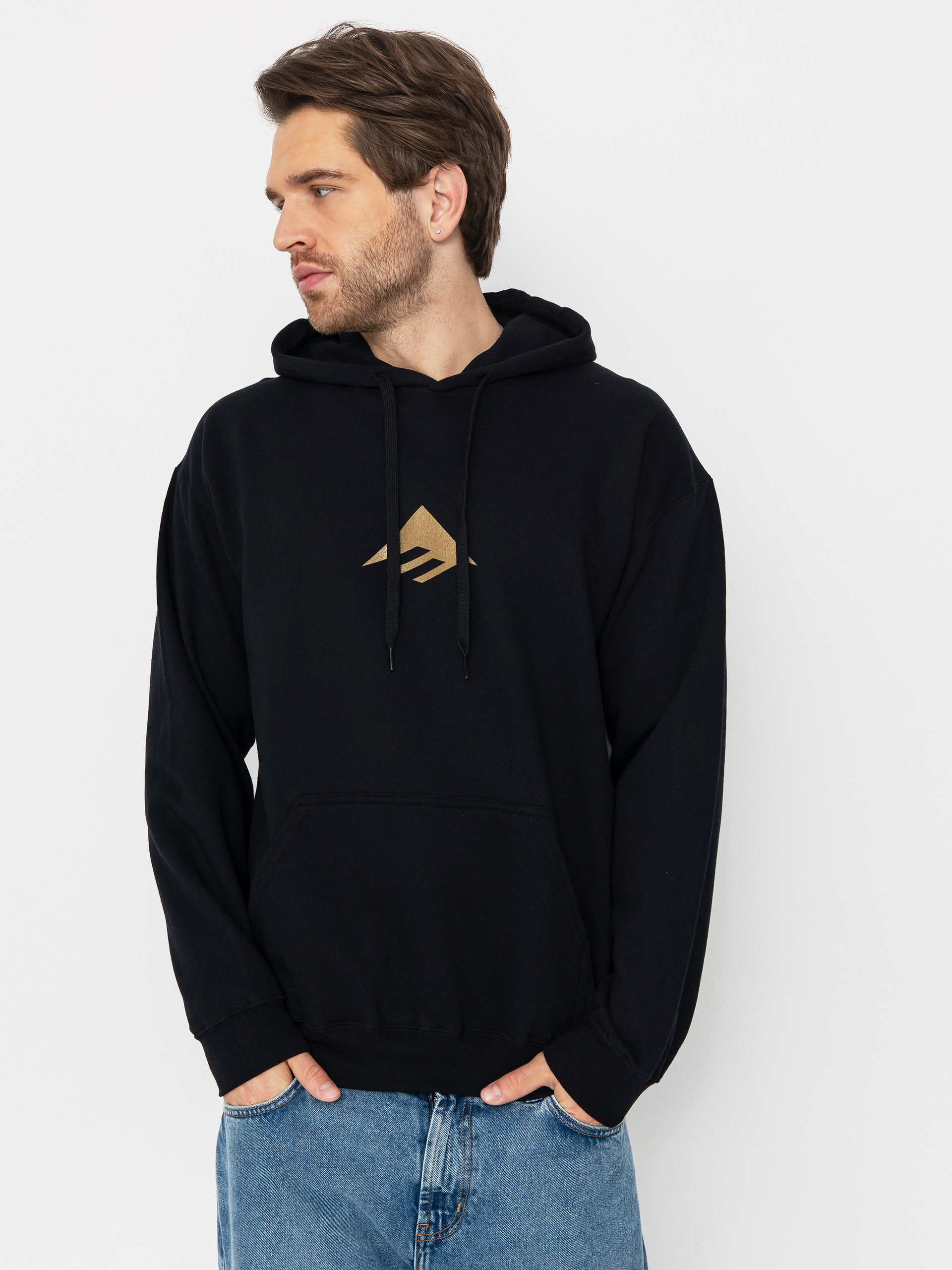 Суитшърт с качулка Emerica Triangle HD (black)