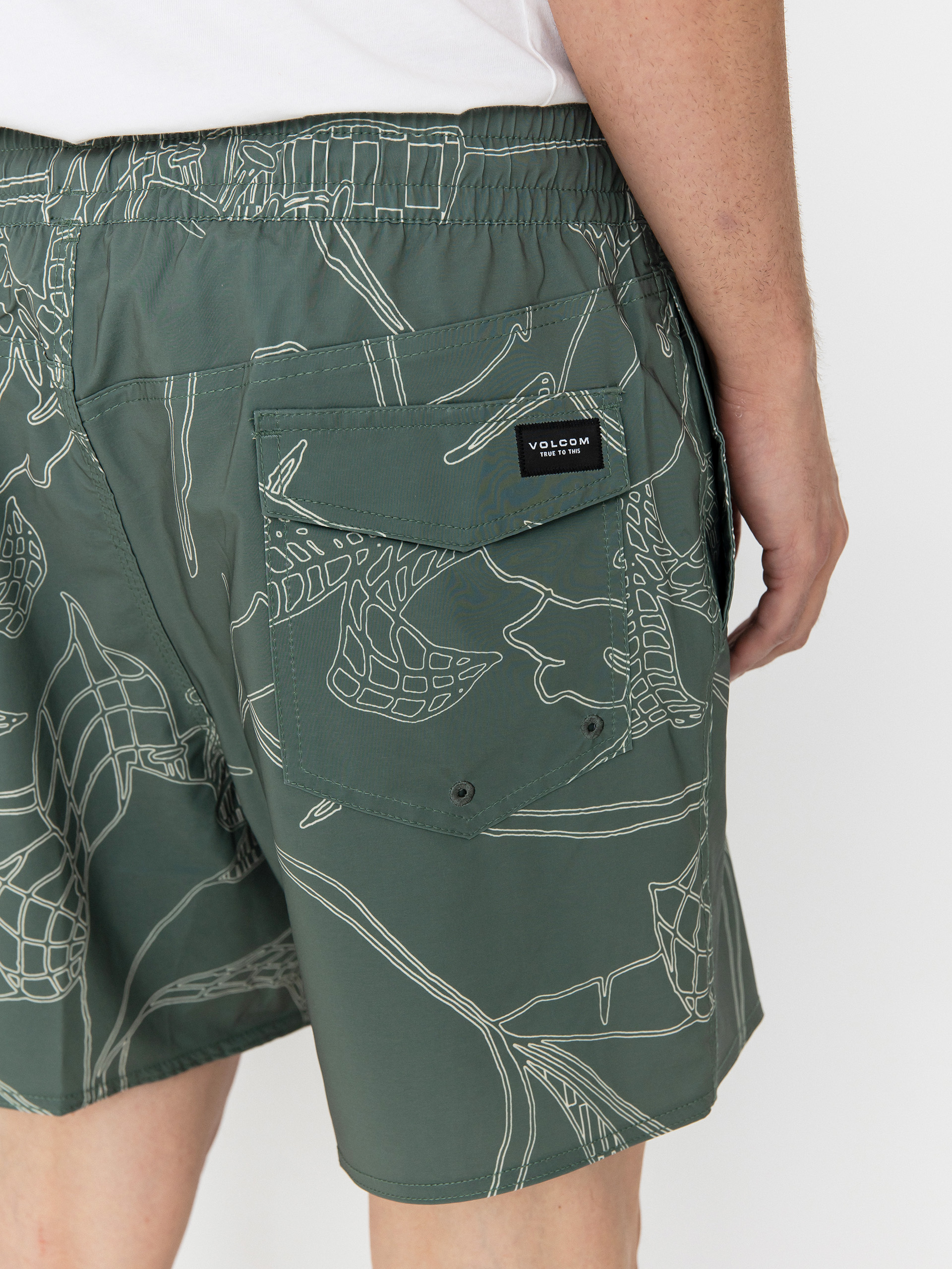 Къси панталони Volcom Lido Print Trunk 16 (light olive)