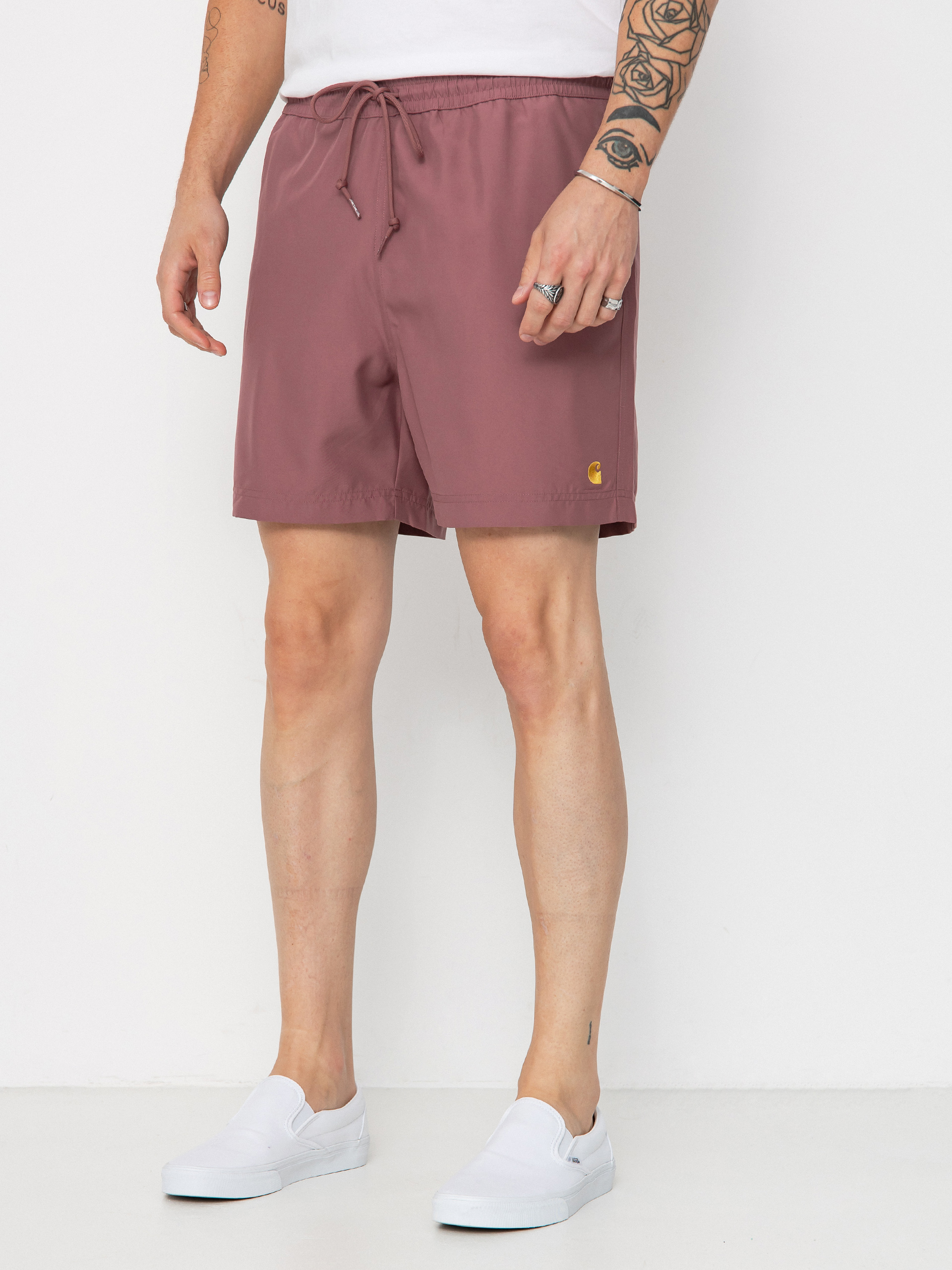 u041au044au0441u0438 u043fu0430u043du0442u0430u043bu043eu043du0438 Carhartt WIP Chase Swim (dusky pink/gold)