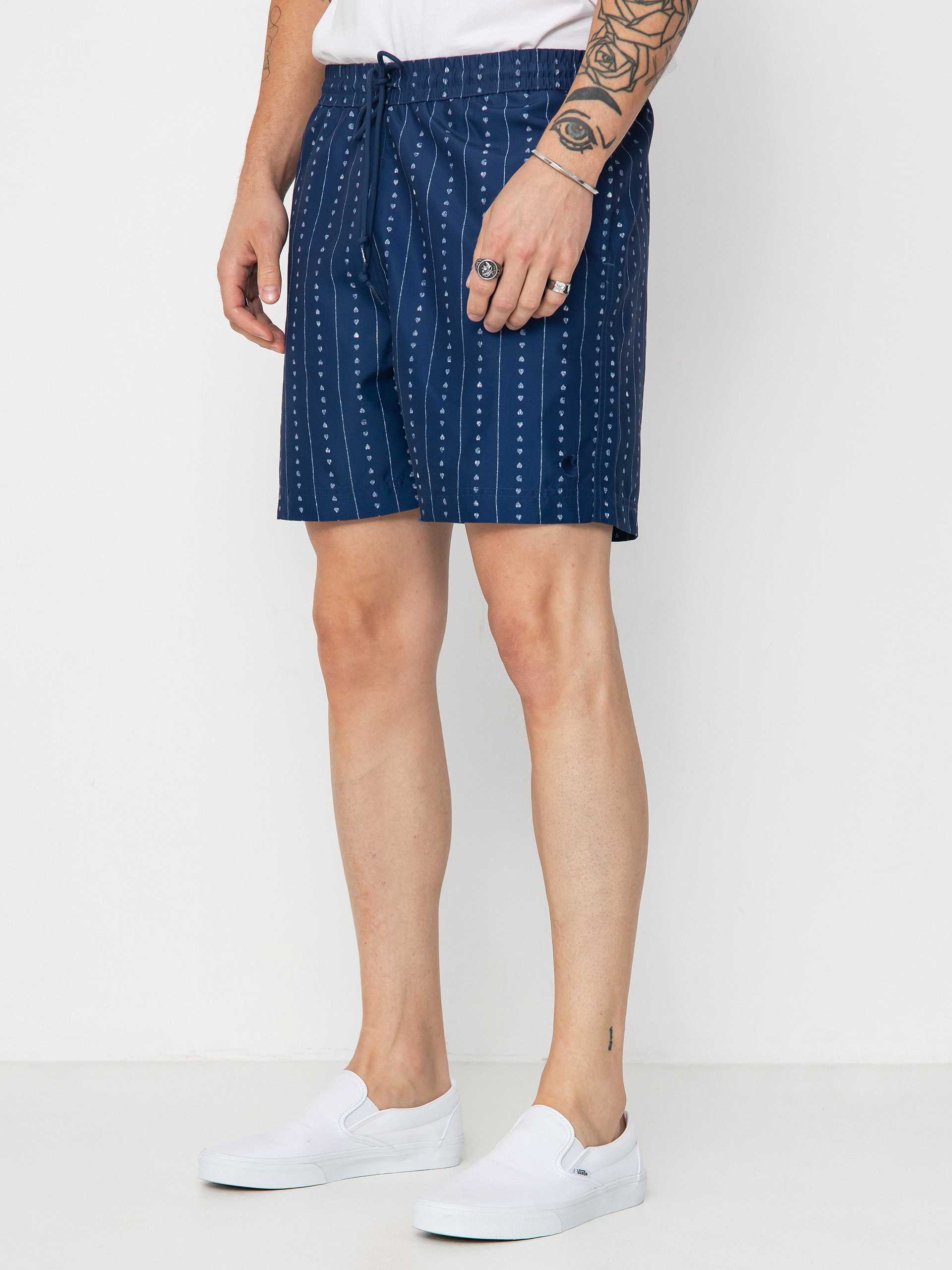 u041au044au0441u0438 u043fu0430u043du0442u0430u043bu043eu043du0438 Carhartt WIP Chase Swim (heart c pinstripe/ink/natural)