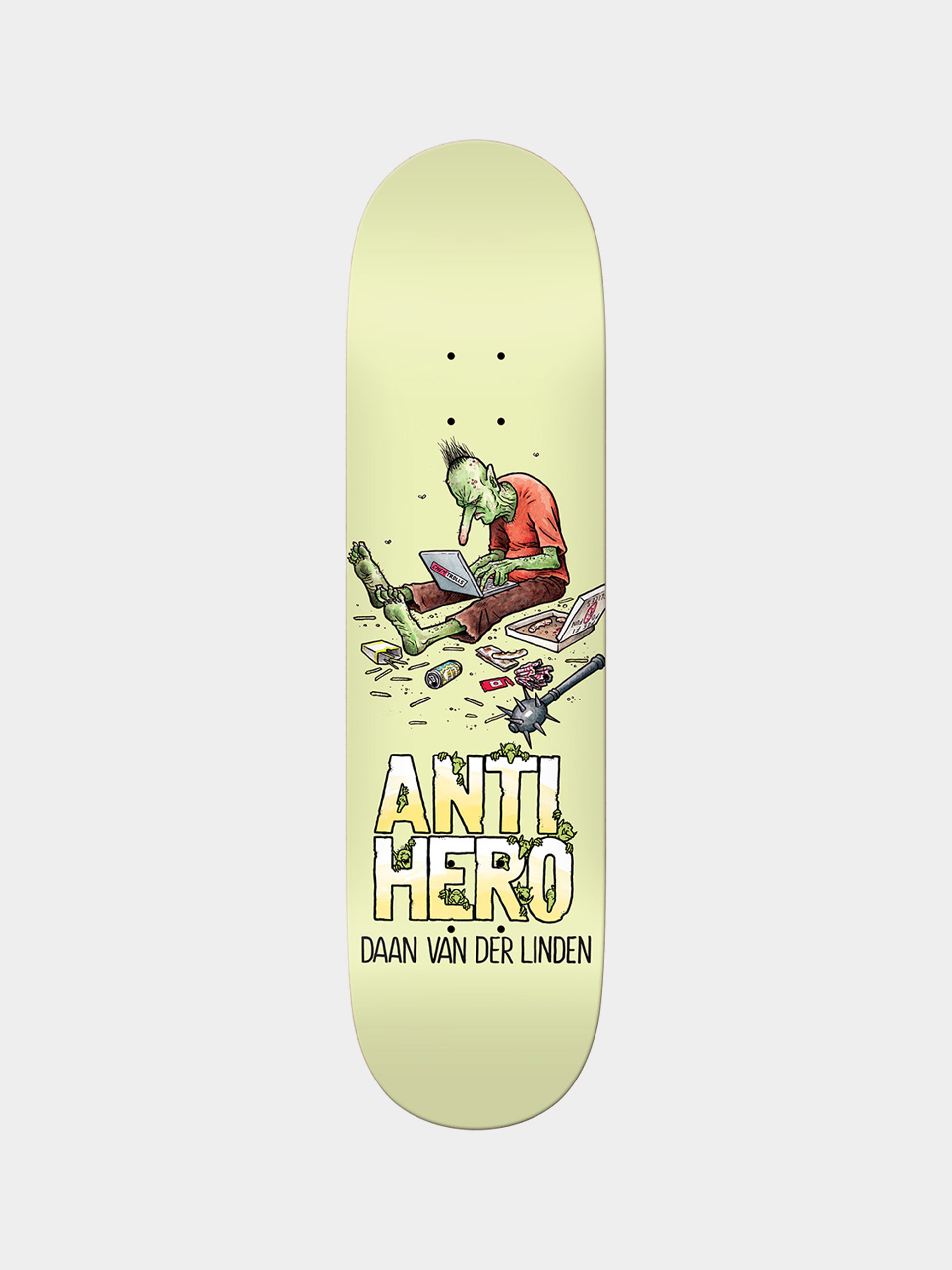 Дъска Antihero Daan Trolls (light yellow)