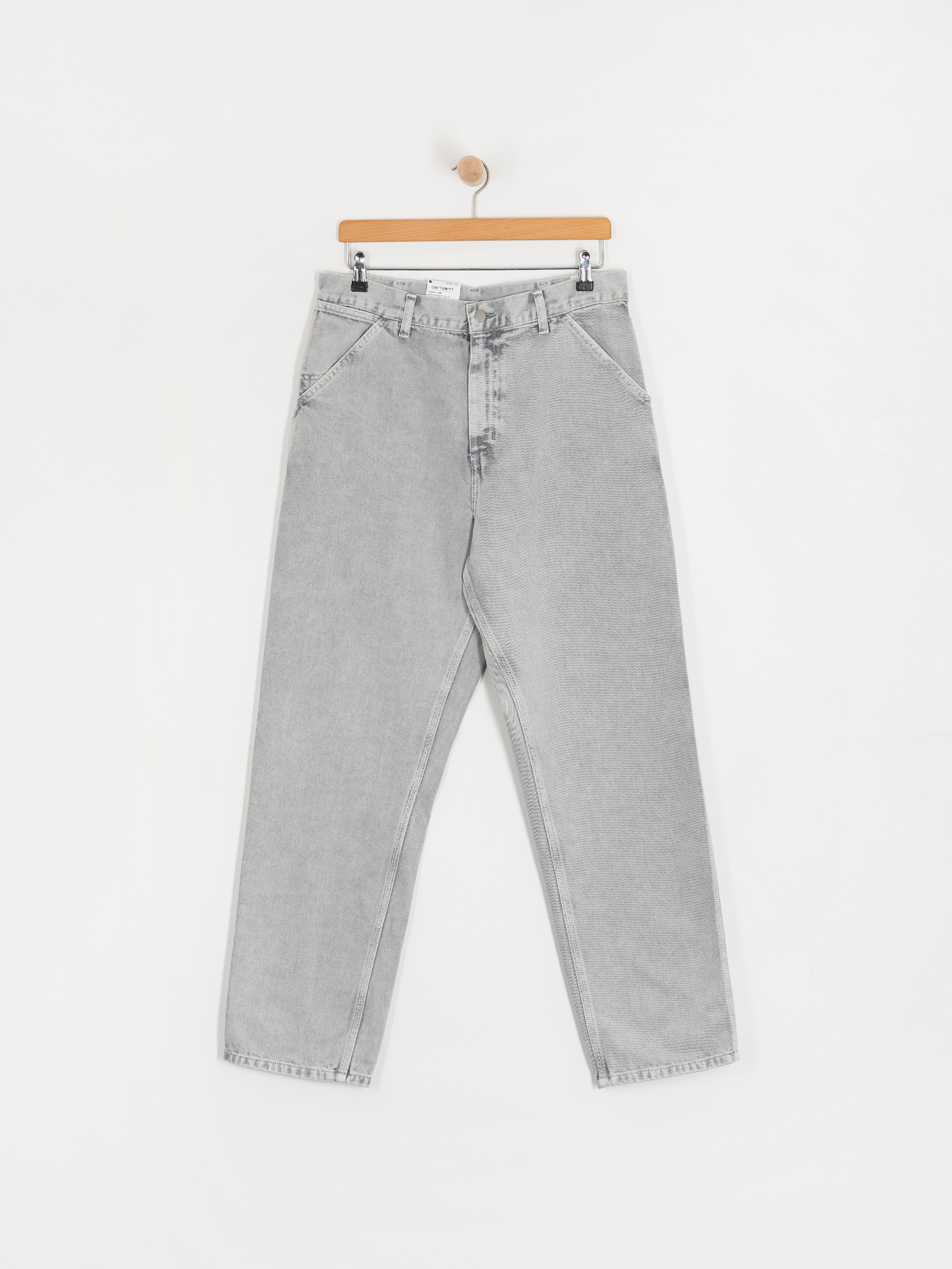 Панталони Carhartt WIP Single Knee (black/chalk wash)