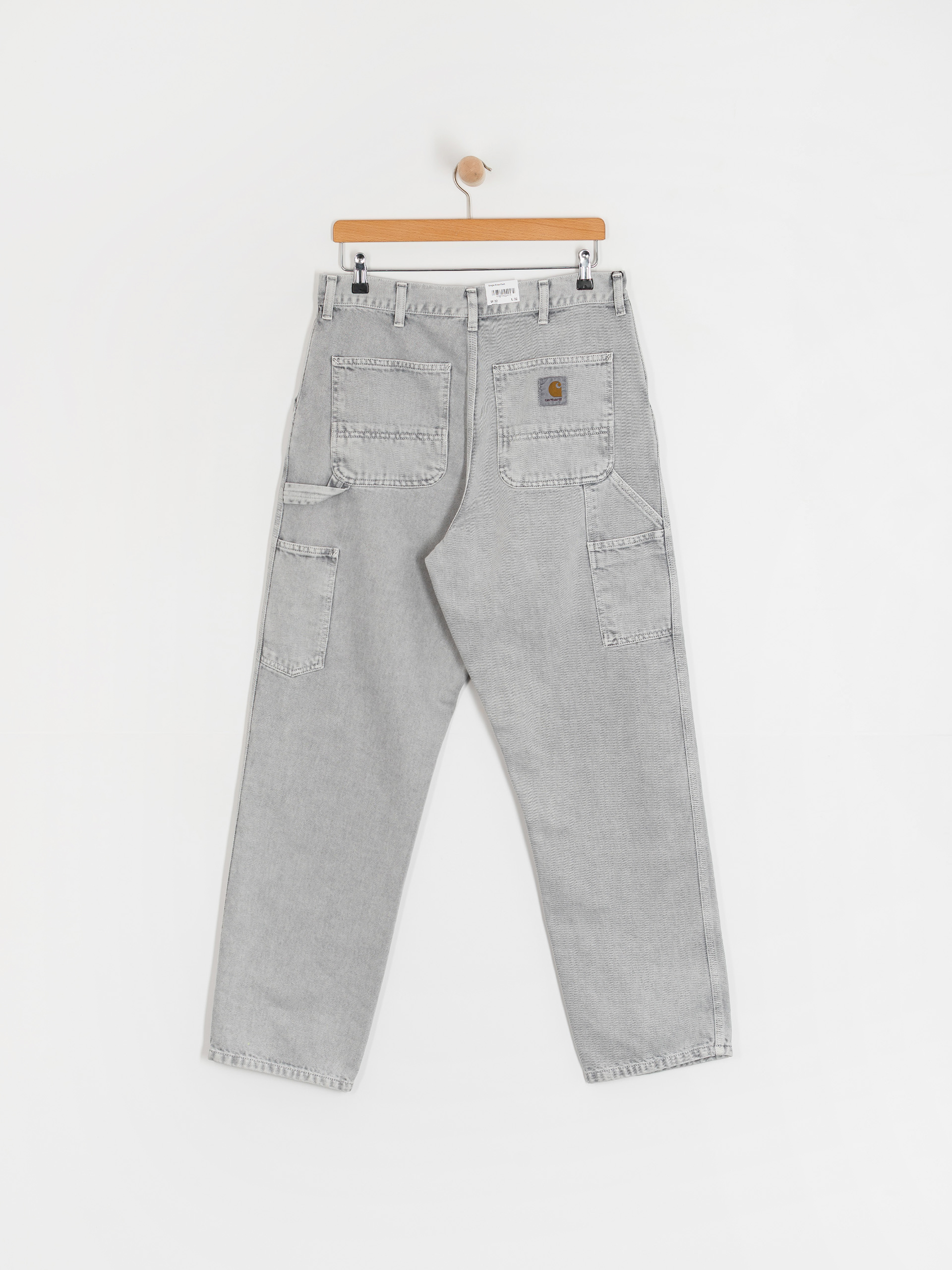 Панталони Carhartt WIP Single Knee (black/chalk wash)