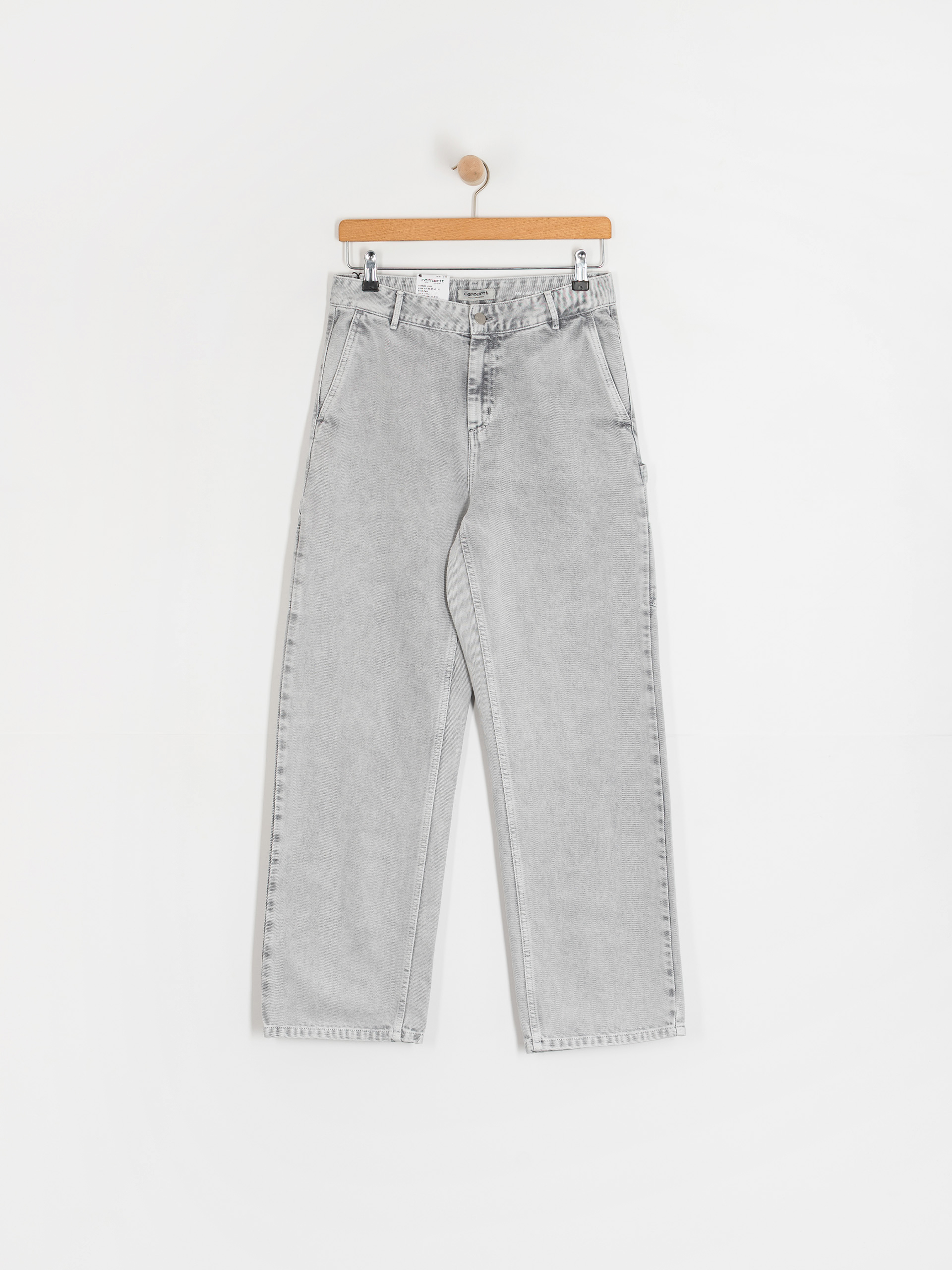Панталони Carhartt WIP Pierce Straight Wmn (black/chalk wash)