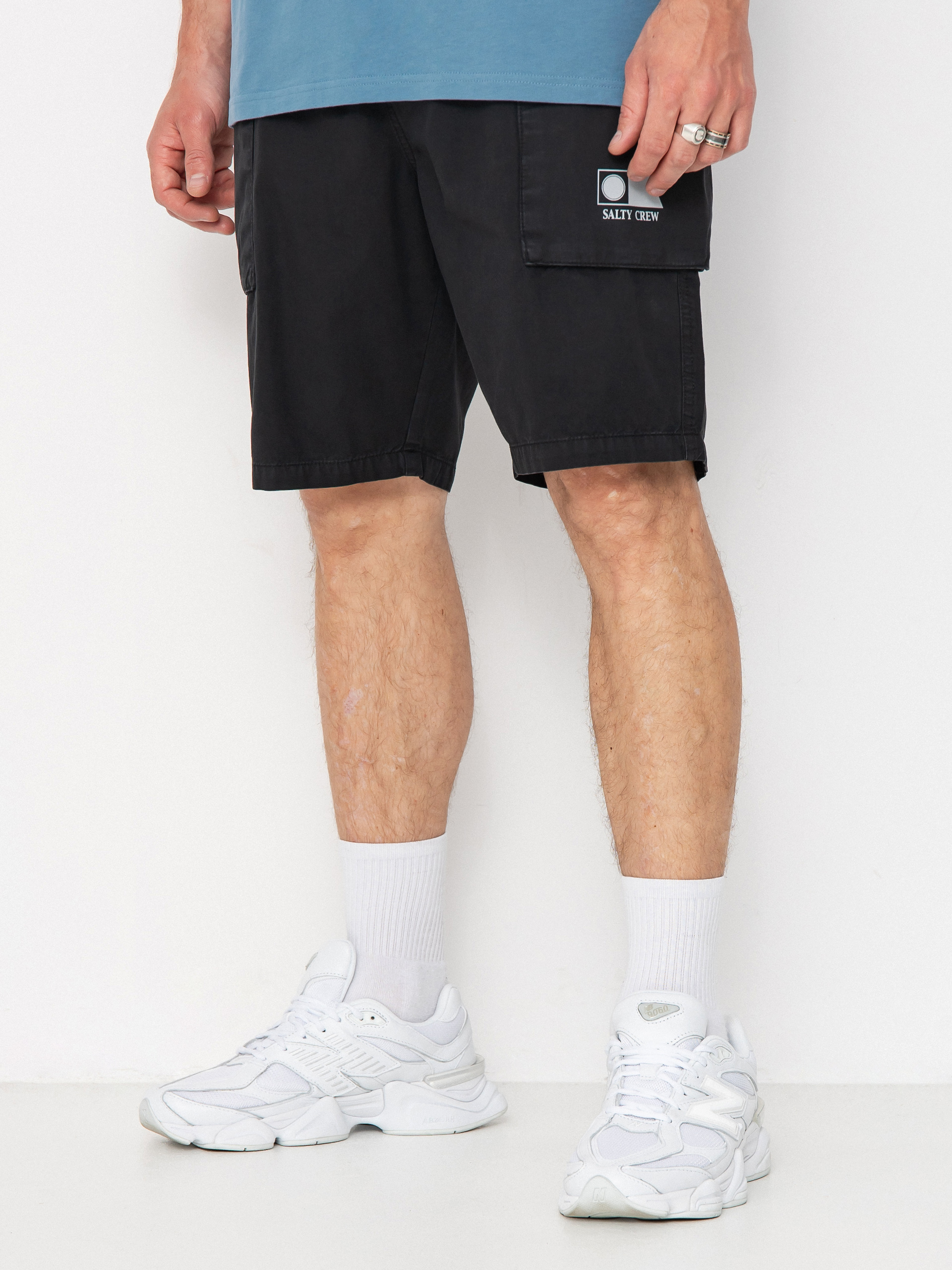 Къси панталони Salty Crew Unit Cargo (black)