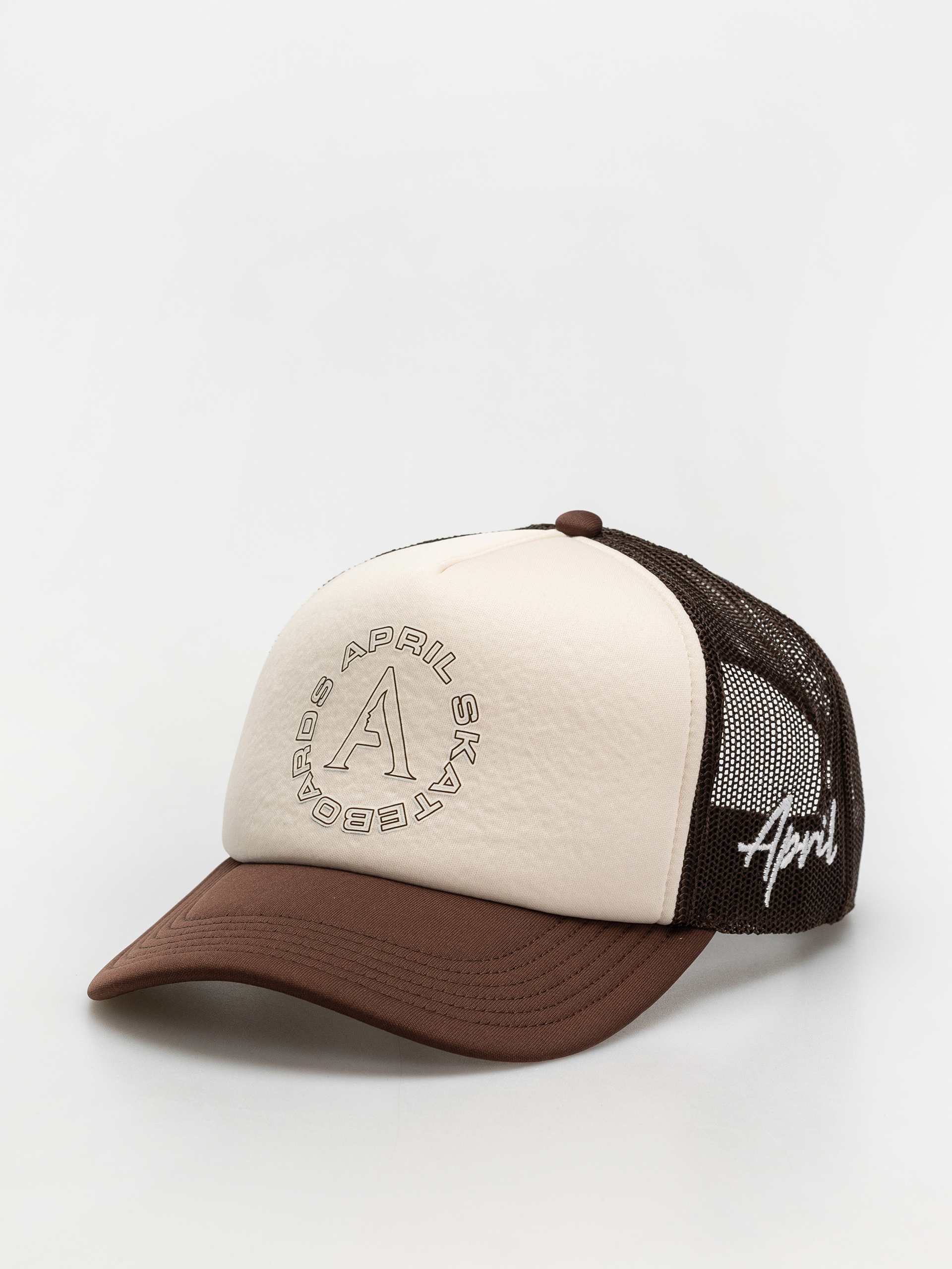 Шапка с козирка April Skateboards Full Circle Trucker (brown)