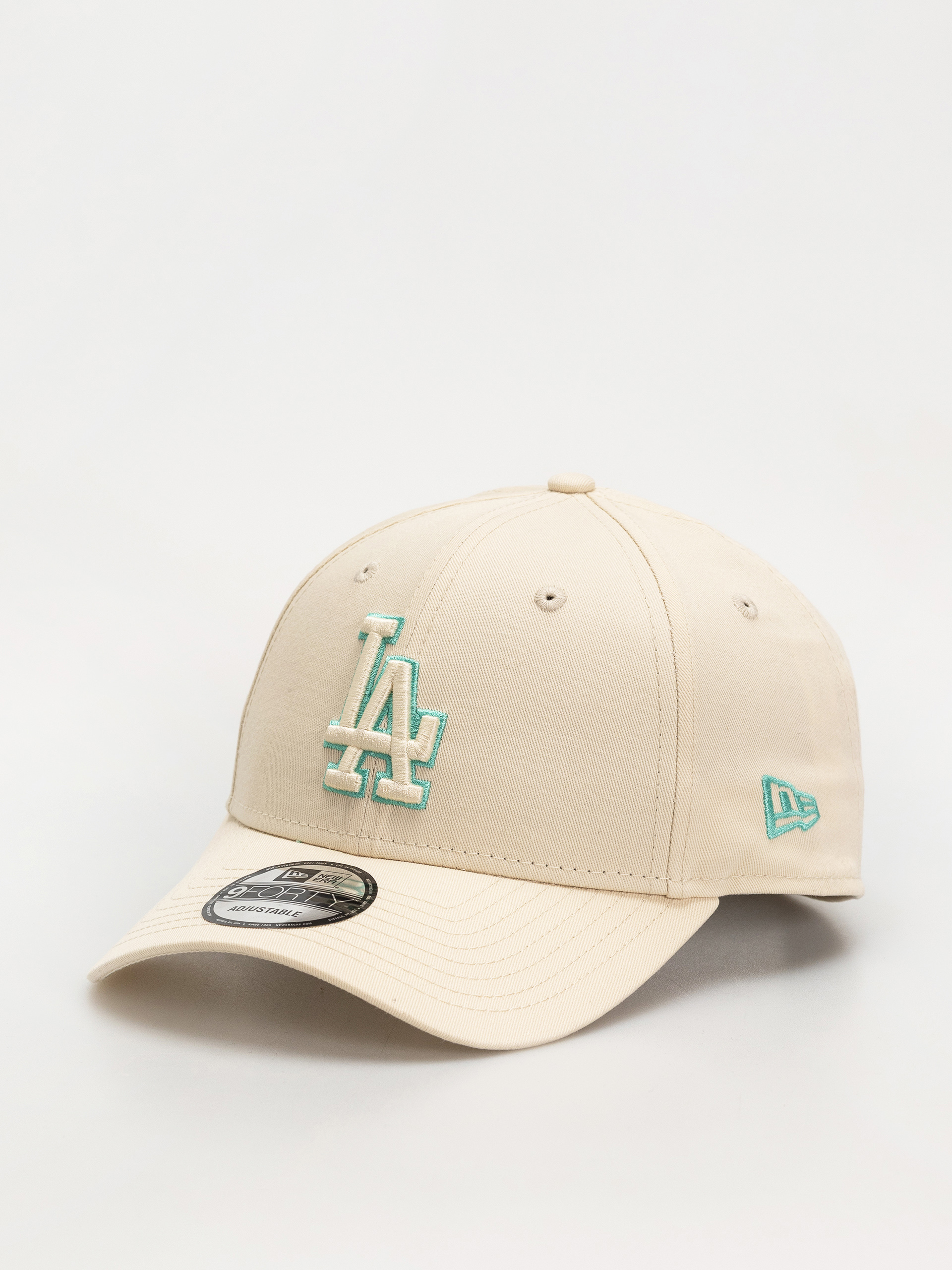 Шапка с козирка New Era Team Outline 9Forty Los Angeles Dodgers (cream)