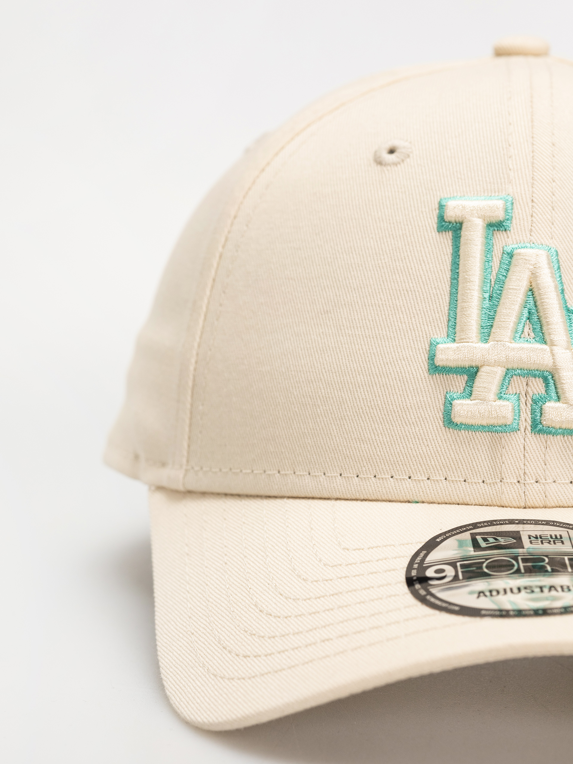 Шапка с козирка New Era Team Outline 9Forty Los Angeles Dodgers (cream)