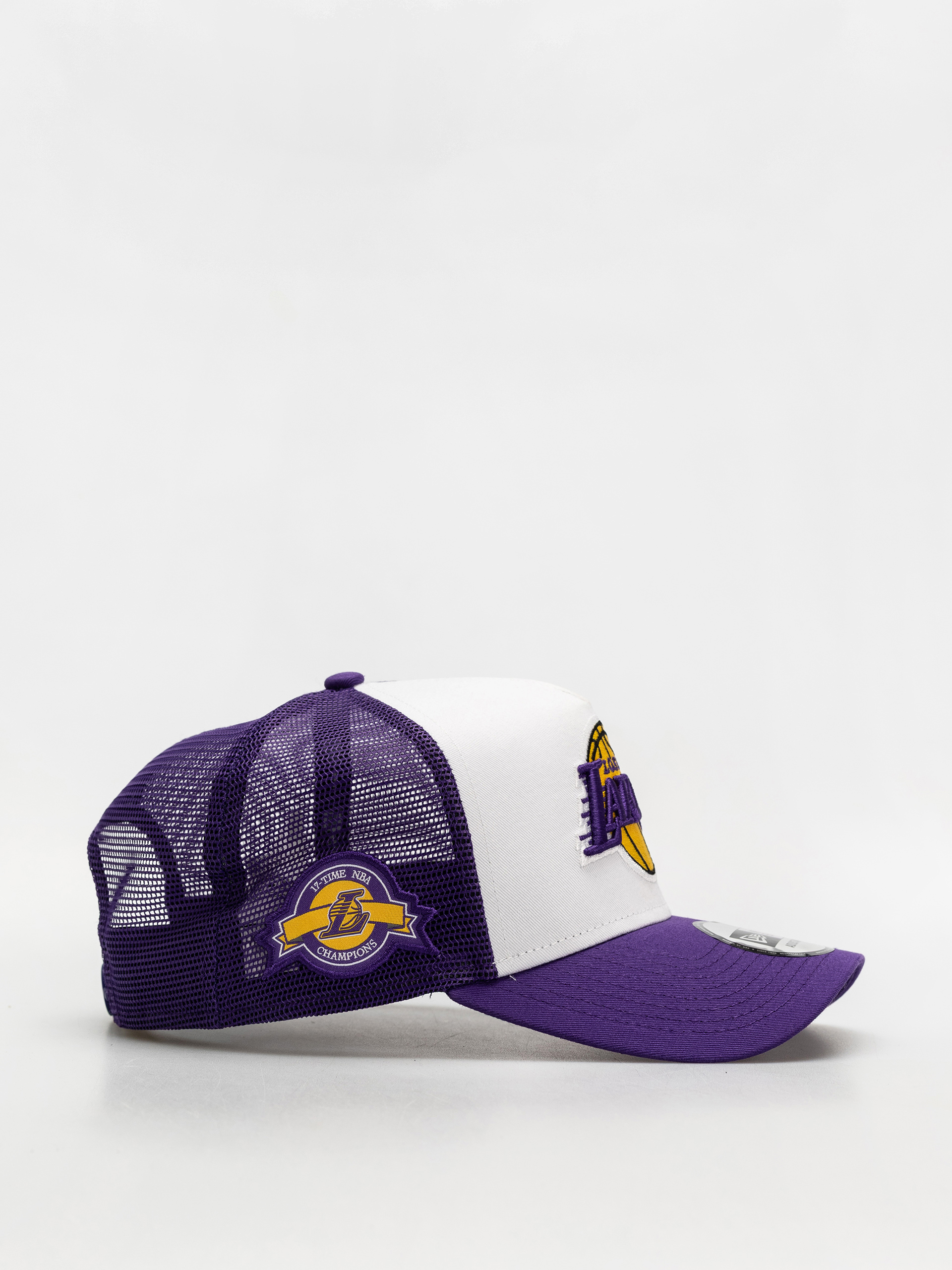 Шапка с козирка New Era NBA Side Patch Trucker Los Angeles Lakers (violet/white)