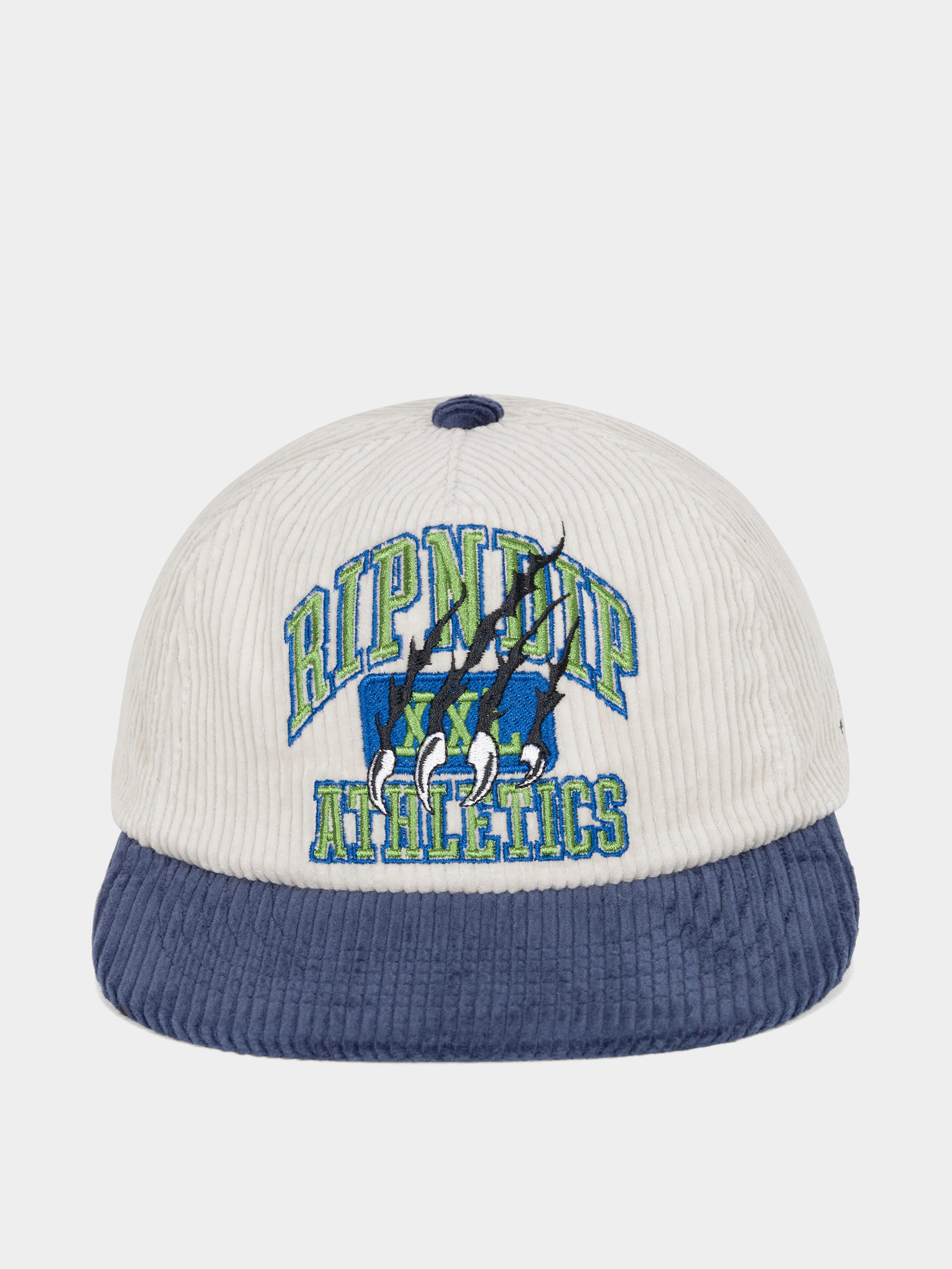 Шапка с козирка RipNDip Athletics (bone/navy)