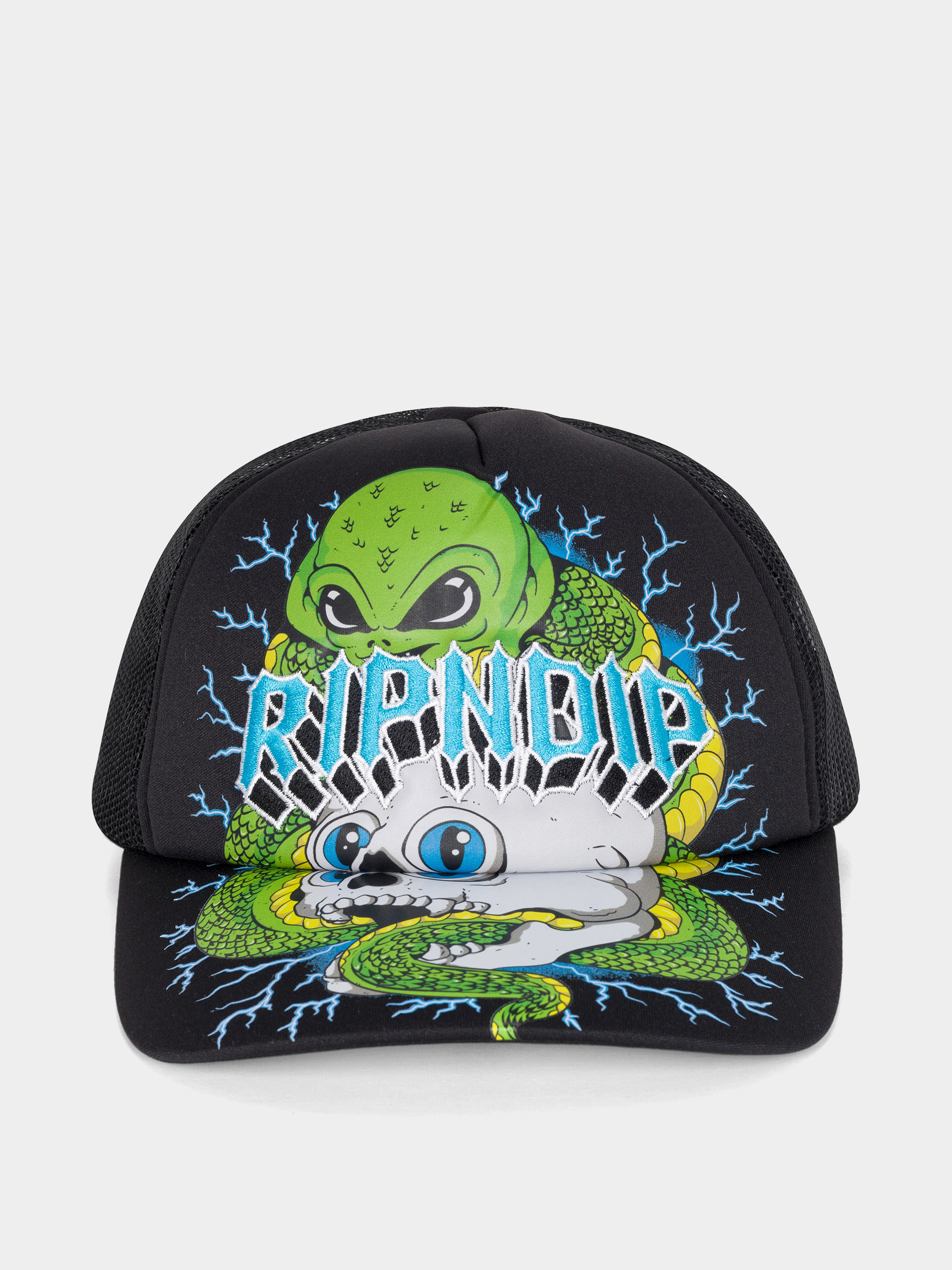 Шапка с козирка RipNDip Skull And Bones Trucker (black)