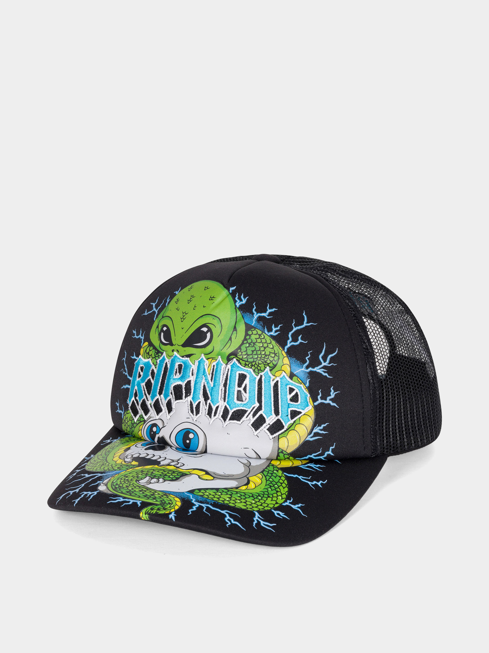 Шапка с козирка RipNDip Skull And Bones Trucker (black)