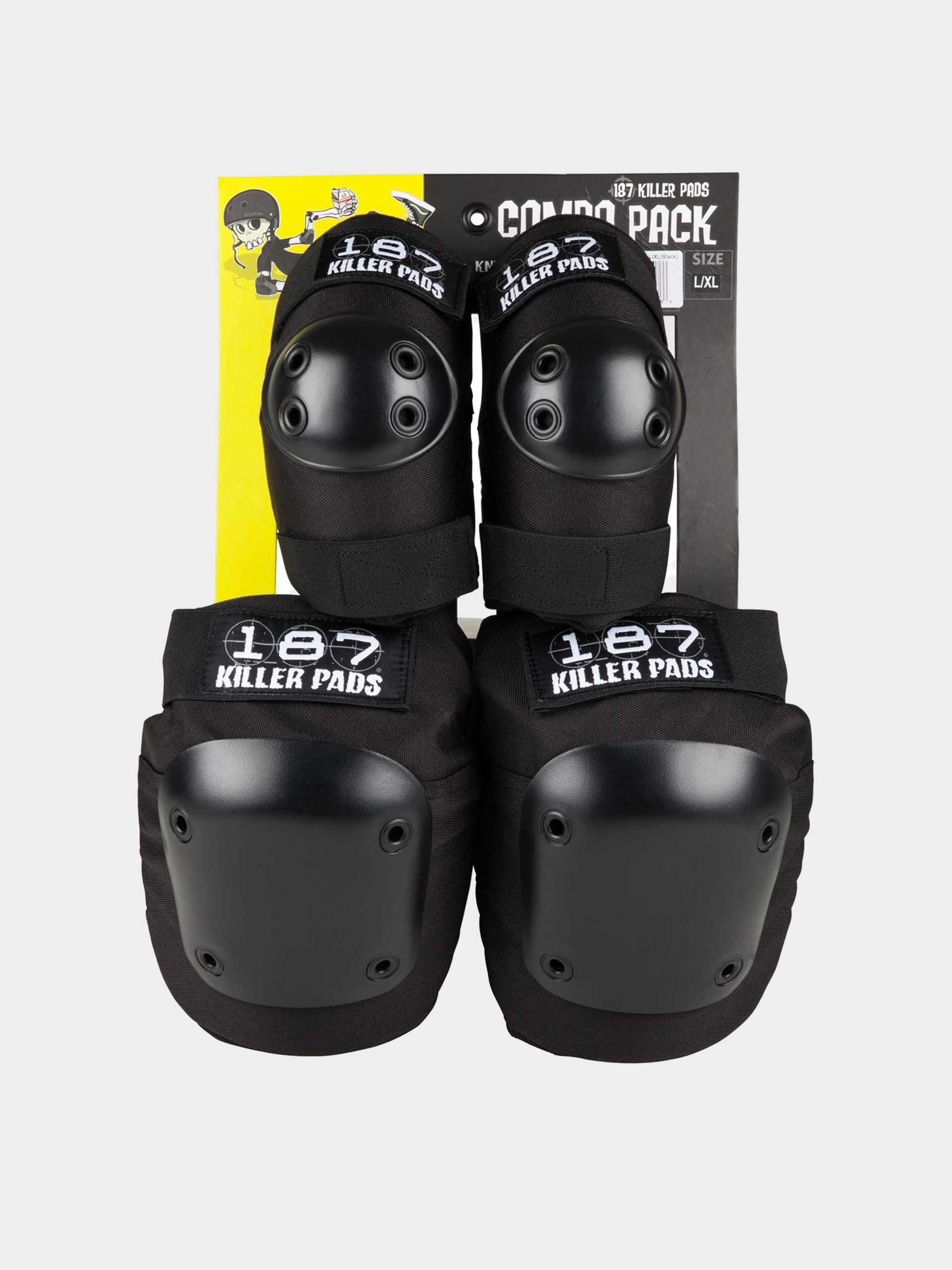 Протектори 187 Killer Pads Combo Pack Knee & Elbow (black)