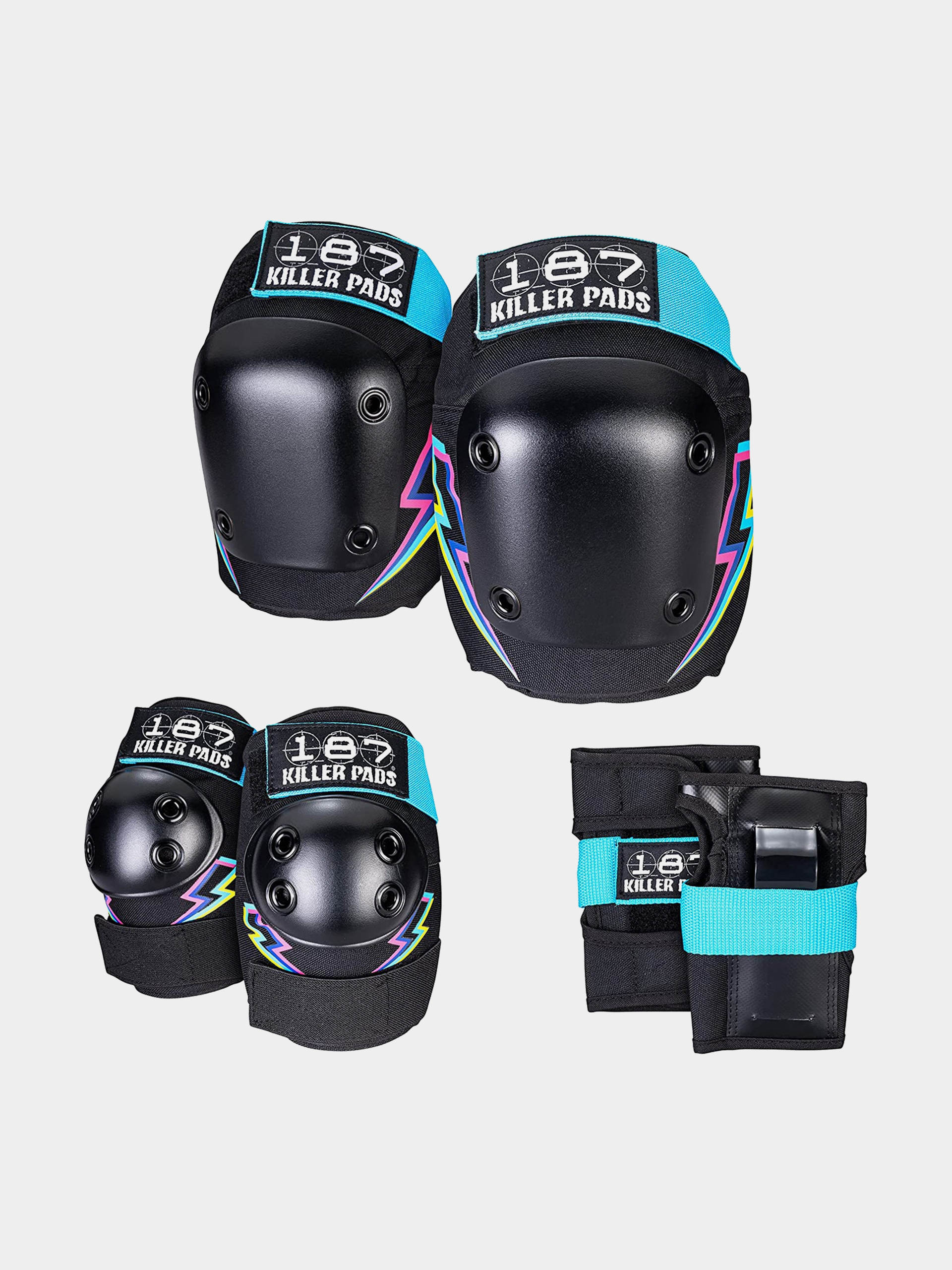 Протектори 187 Killer Pads Six Pack Set Electric Bolt