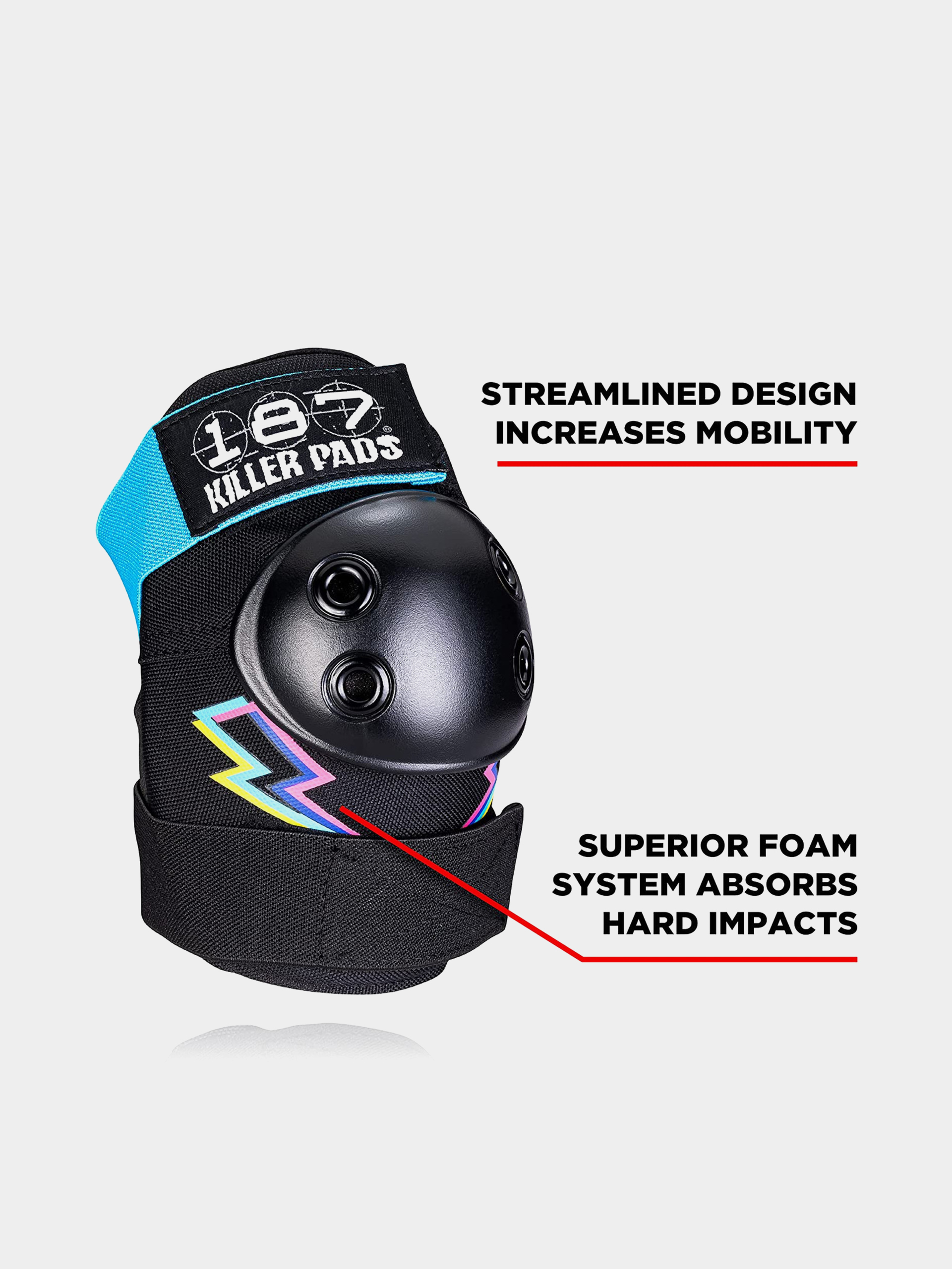 Протектори 187 Killer Pads Six Pack Set Electric Bolt (multi)