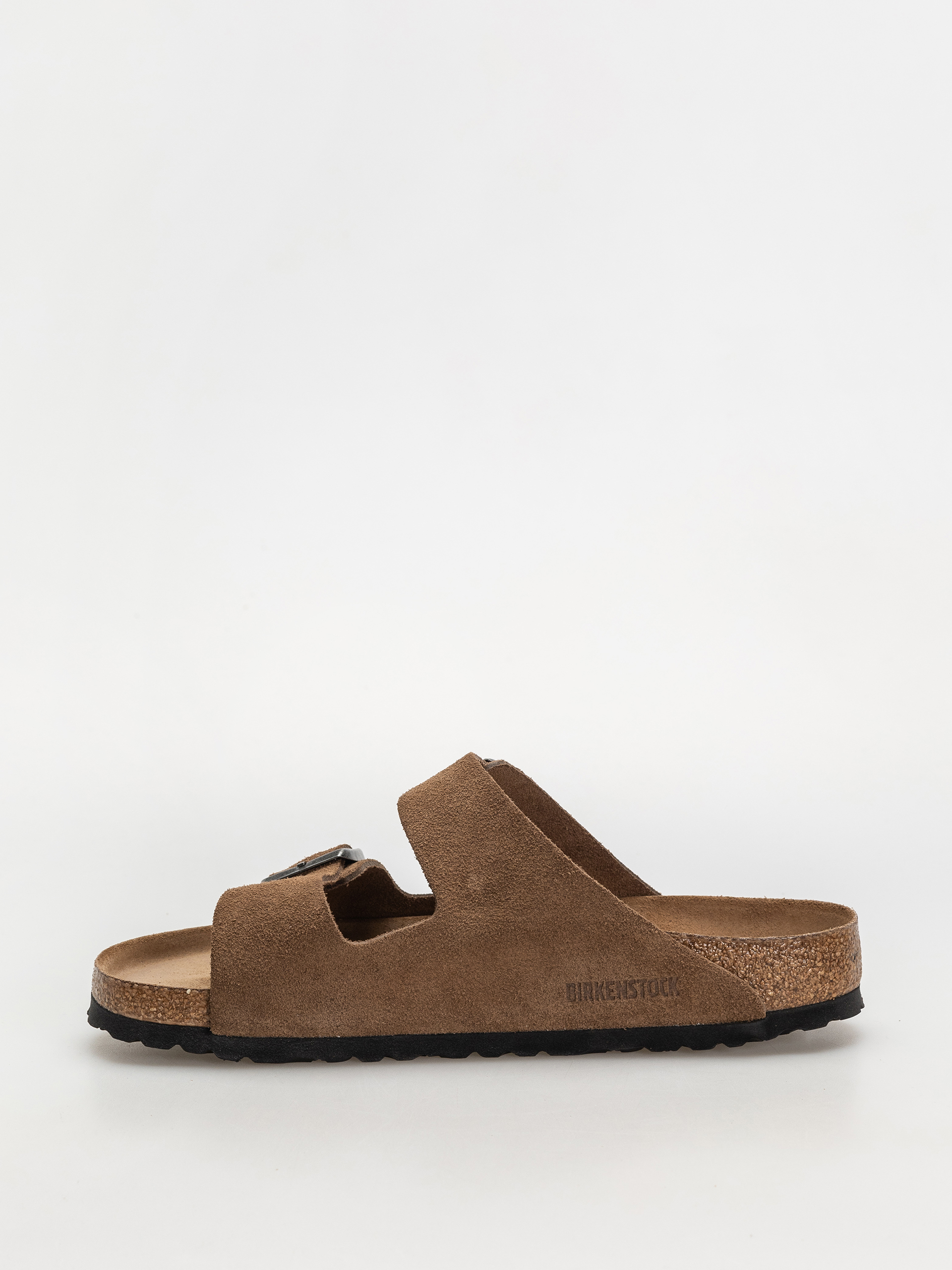Чехли Birkenstock Arizona Suede Leather Regular (dark tea)