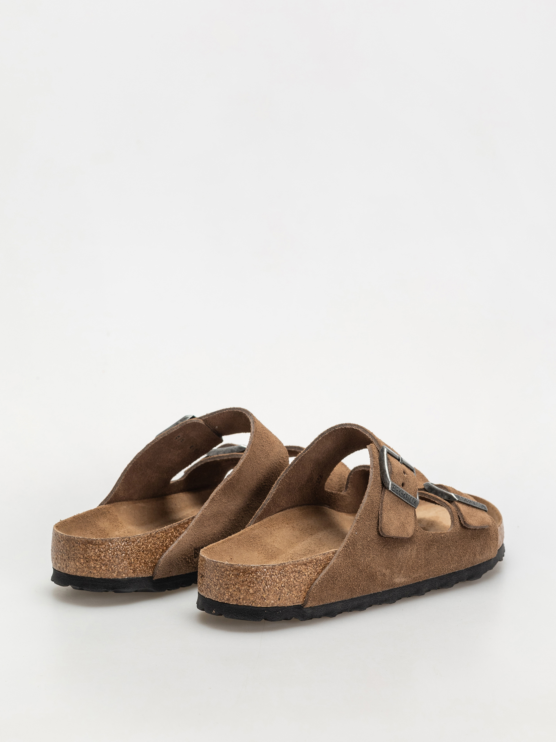 Чехли Birkenstock Arizona Suede Leather Regular (dark tea)