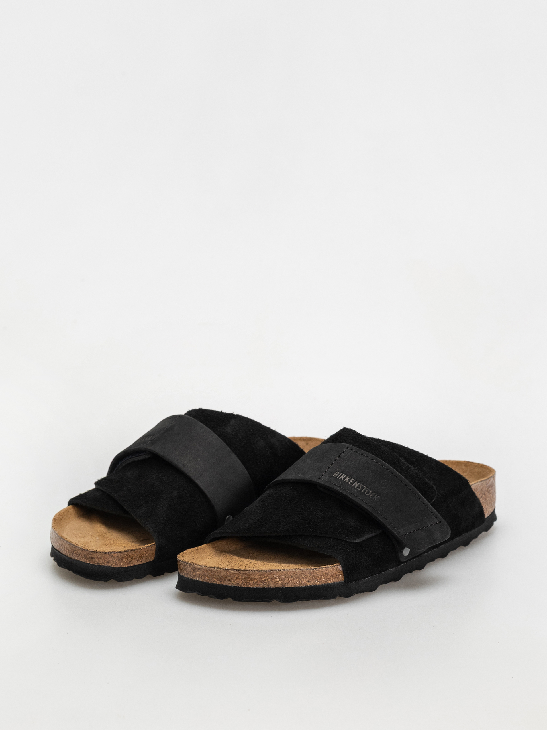 Чехли Birkenstock Kyoto Nubuck Suede Leather Narrow Wmn (black)