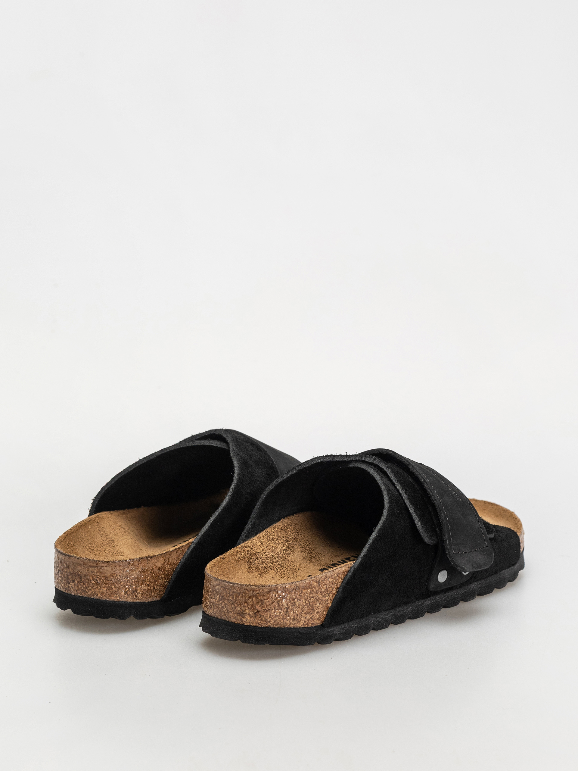 Чехли Birkenstock Kyoto Nubuck Suede Leather Narrow Wmn (black)