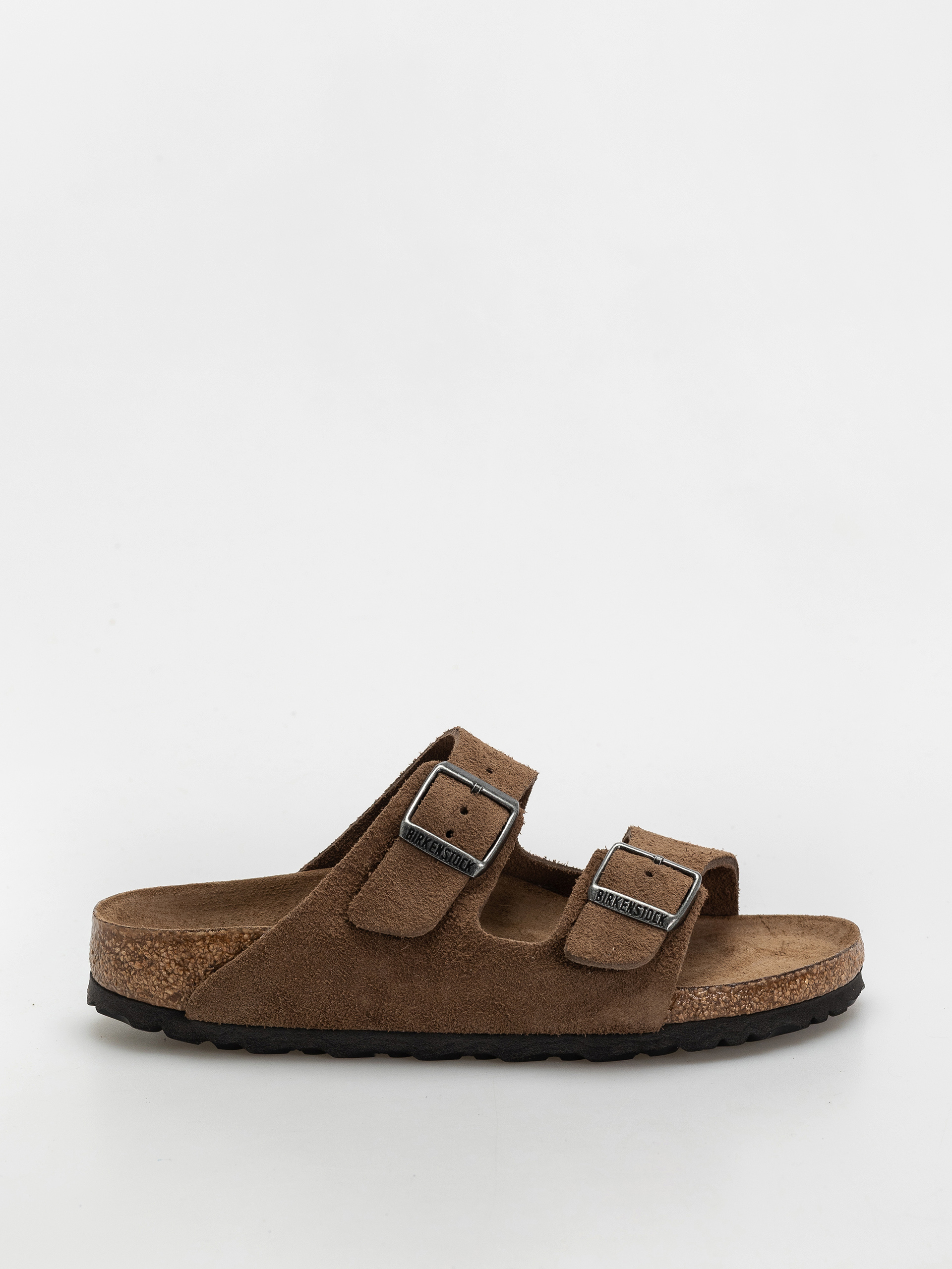 u0427u0435u0445u043bu0438 Birkenstock Arizona Suede Leather Narrow Wmn (dark tea)