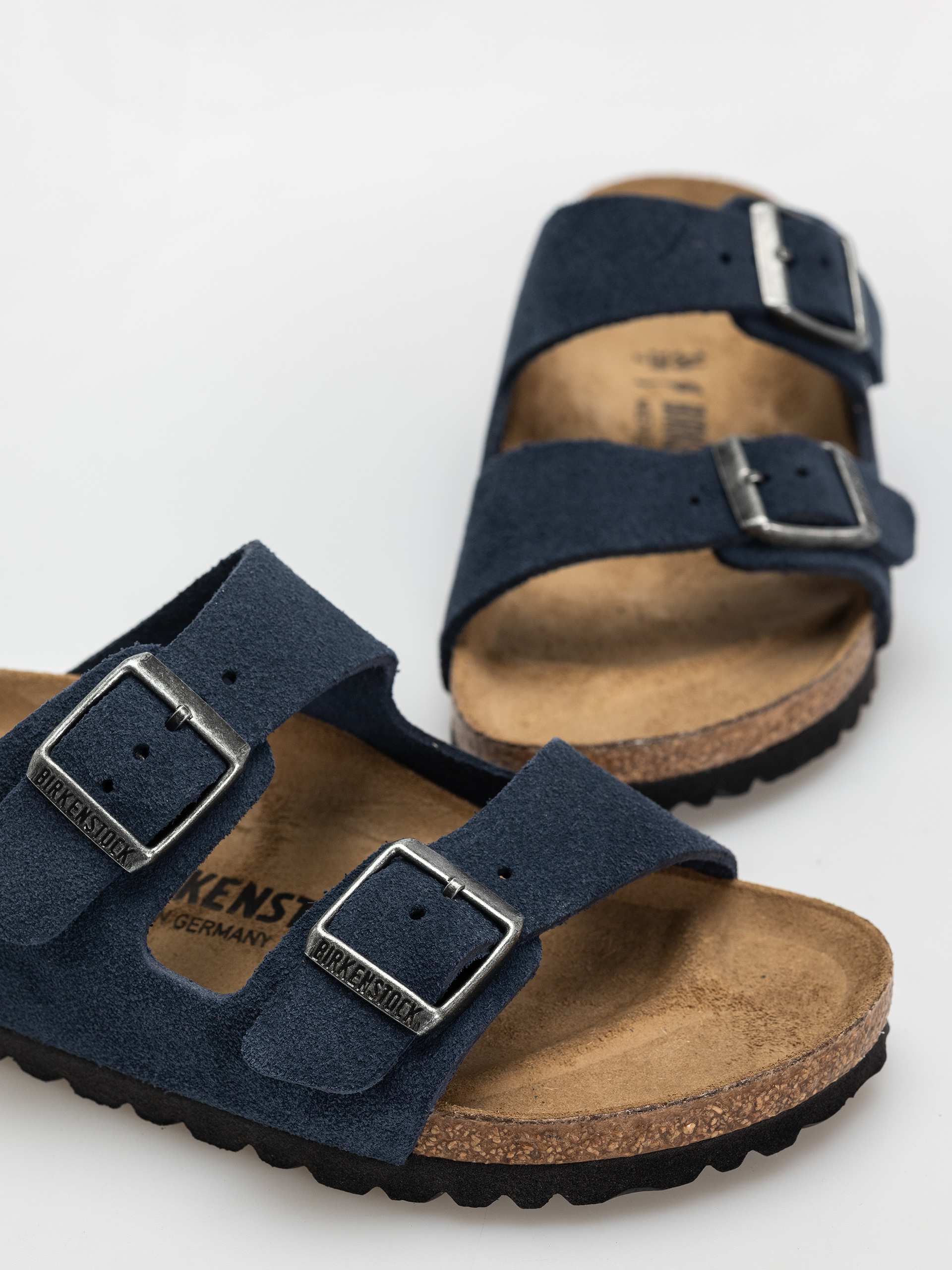 Чехли Birkenstock Arizona Suede Leather Narrow Wmn (new navy)