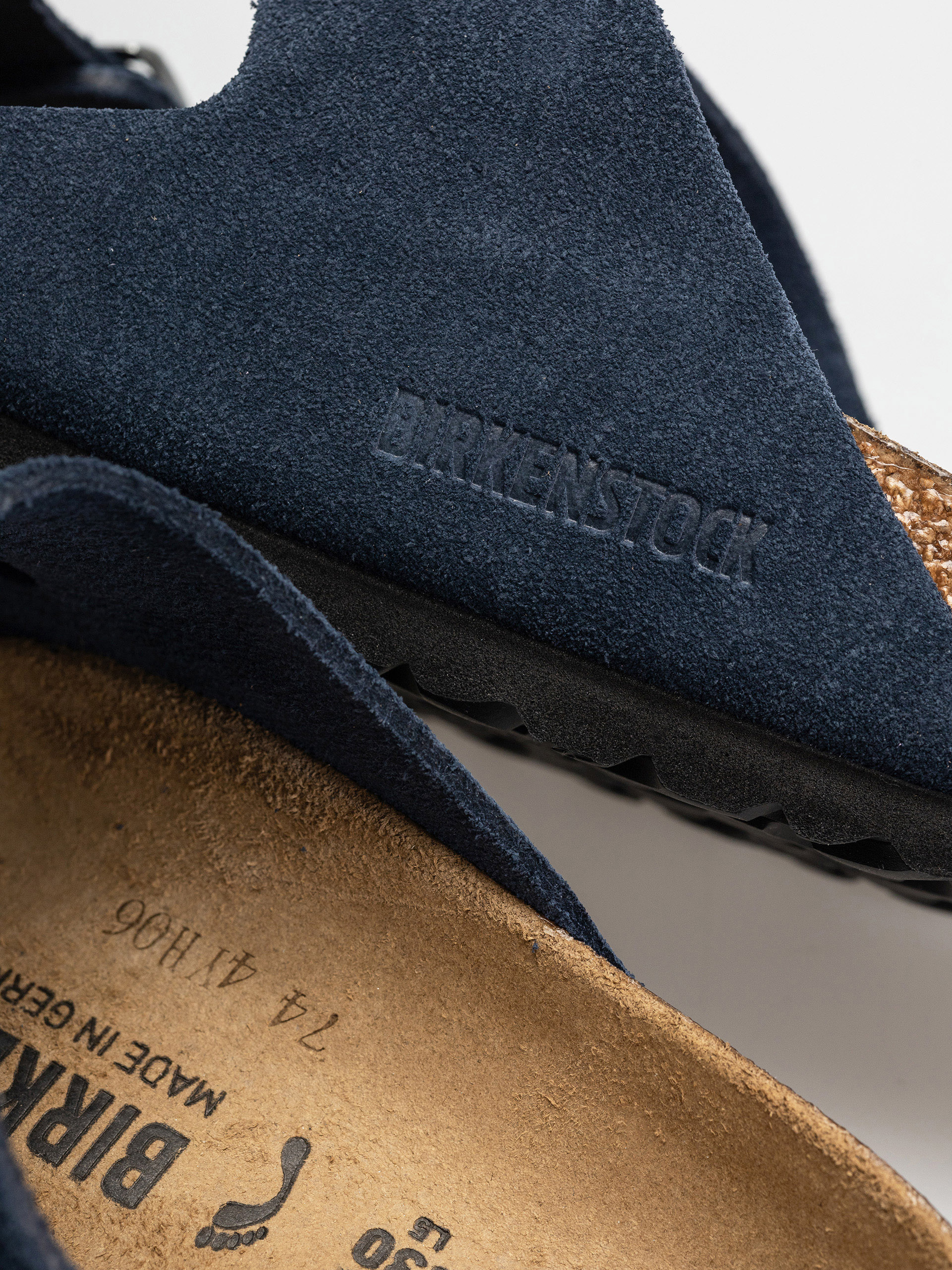 Чехли Birkenstock Arizona Suede Leather Narrow Wmn (new navy)