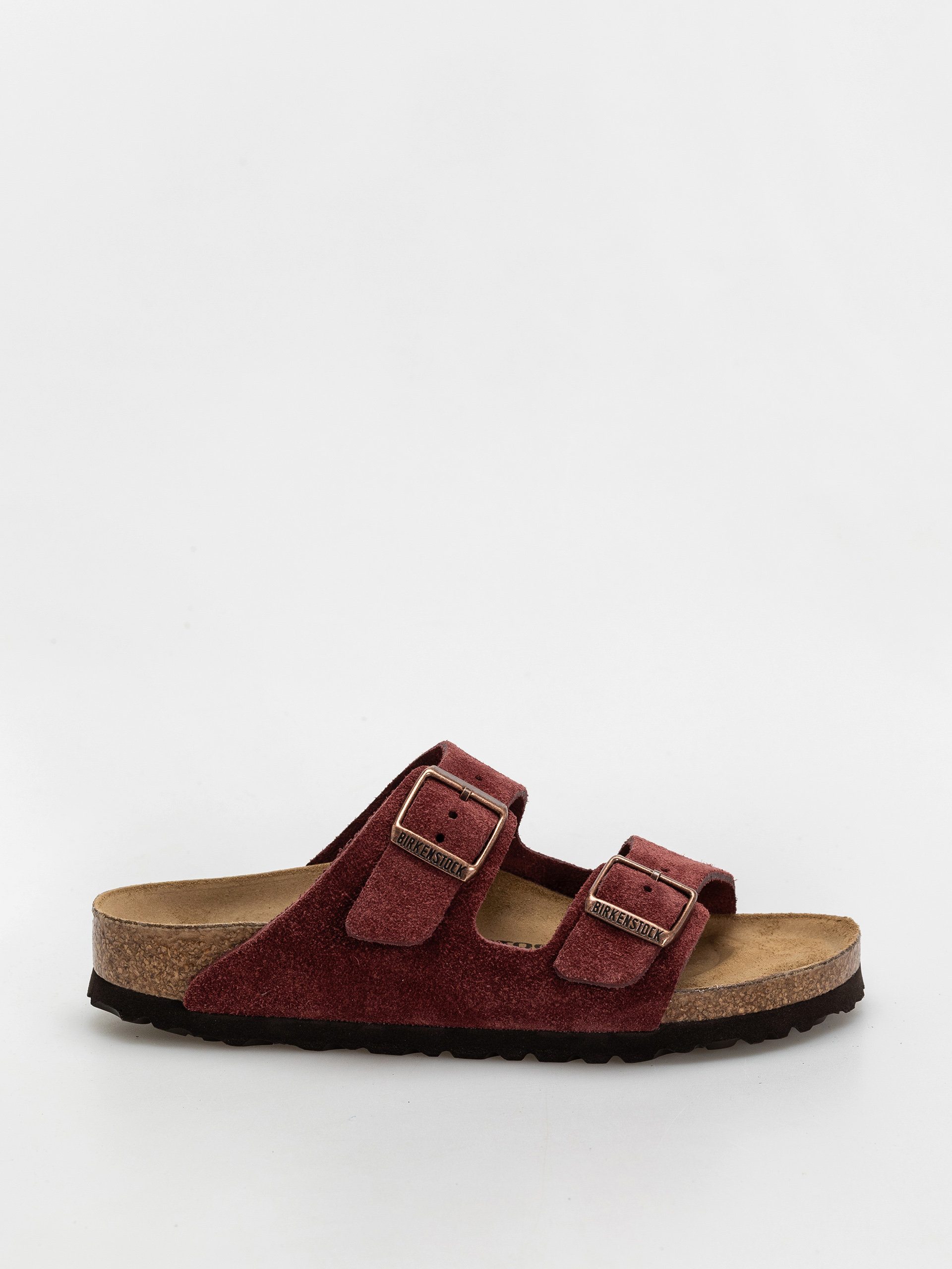 Чехли Birkenstock Arizona Suede Leather Narrow Wmn (zinfandel)