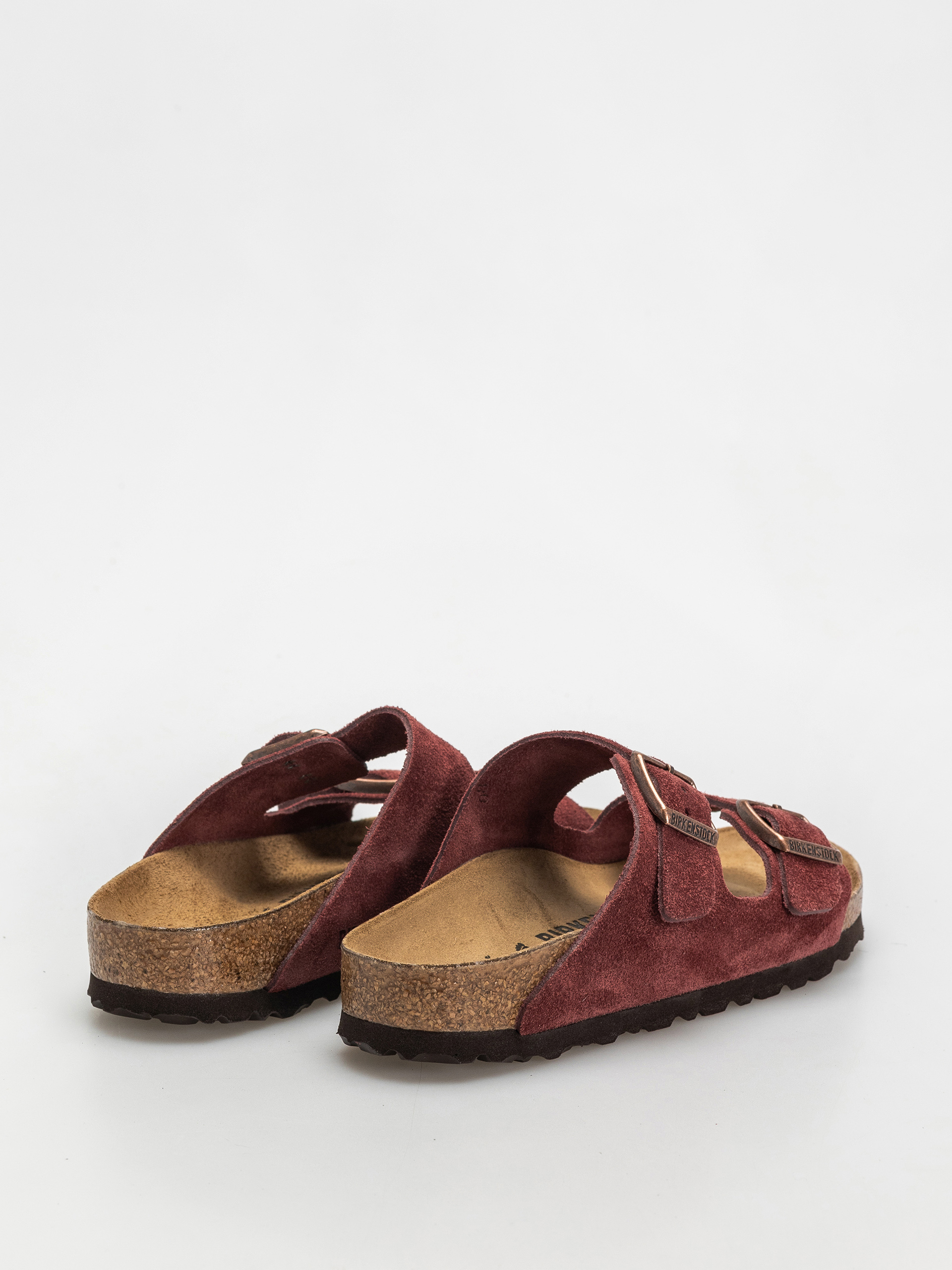 Чехли Birkenstock Arizona Suede Leather Narrow Wmn (zinfandel)