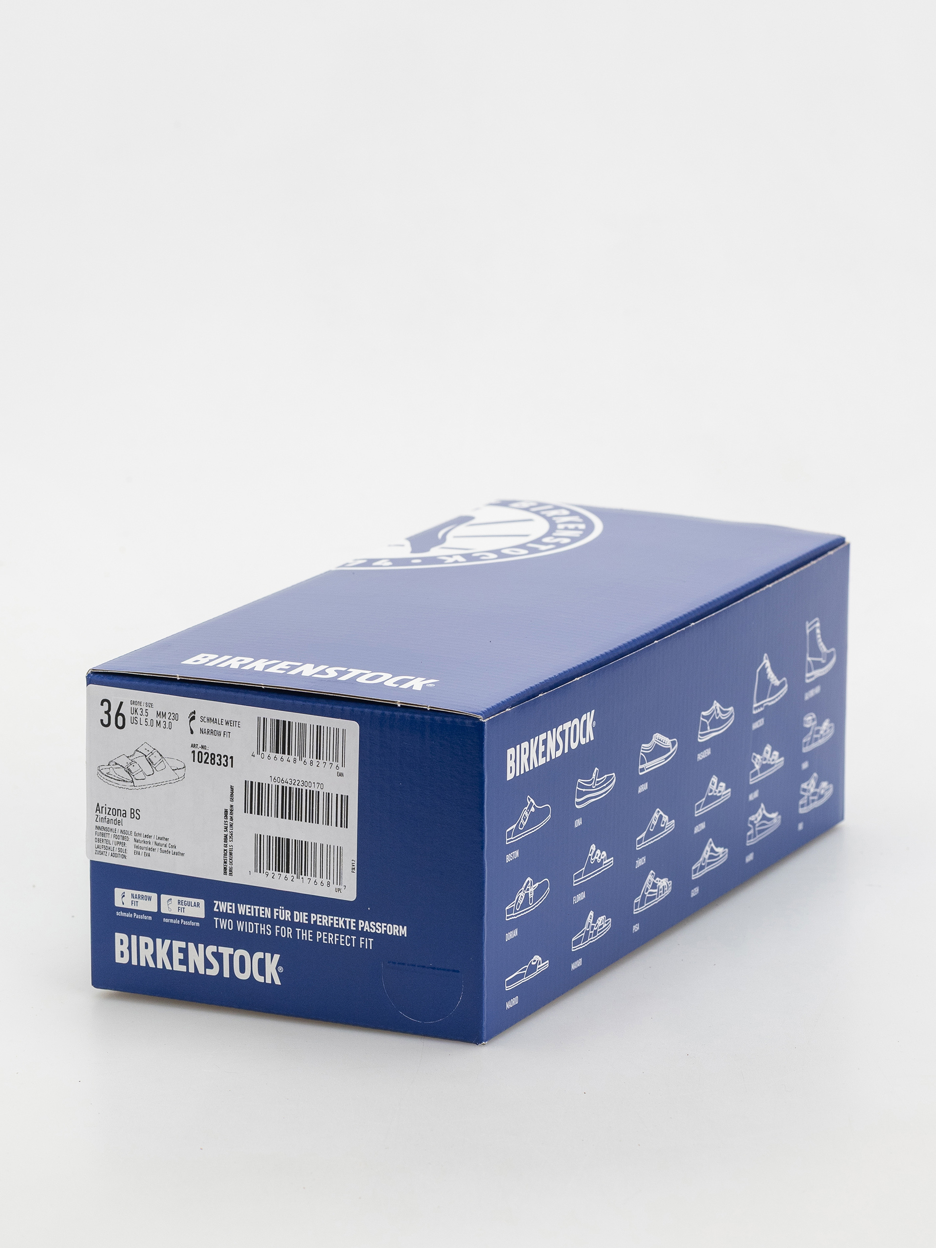 Чехли Birkenstock Arizona Suede Leather Narrow Wmn (zinfandel)