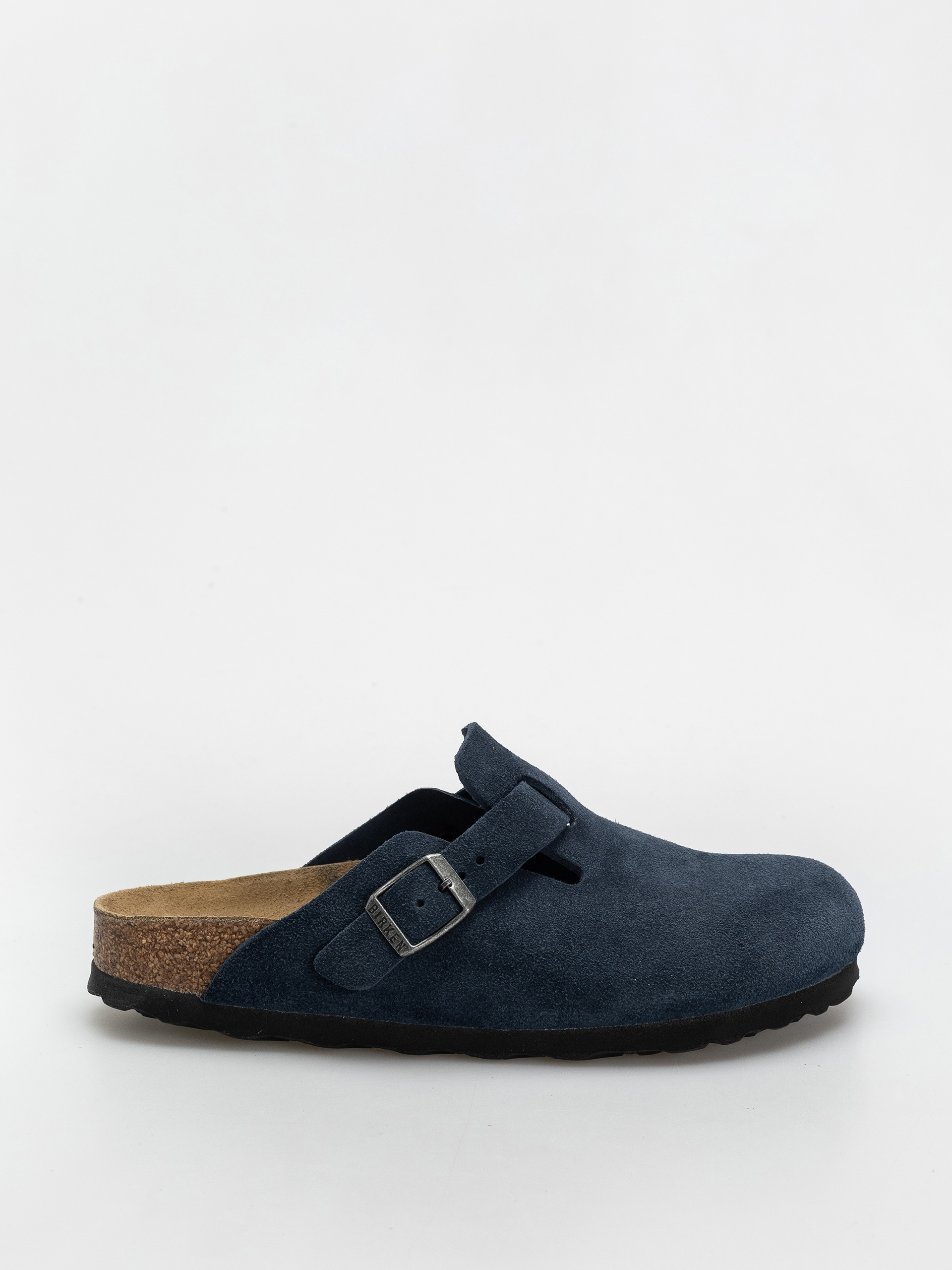 Чехли Birkenstock Boston Suede Leather Narrow Wmn (new navy)