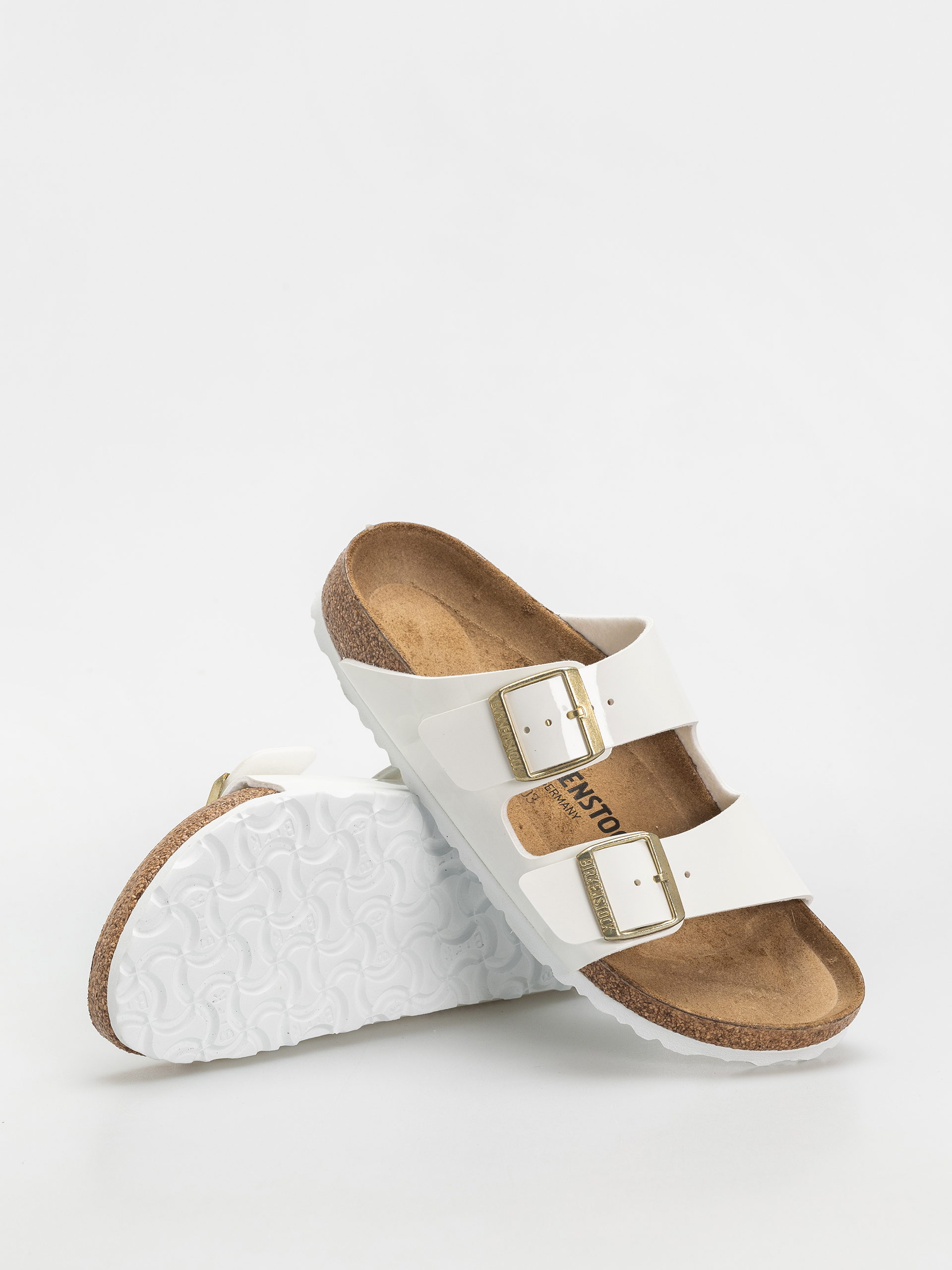 Чехли Birkenstock Arizona Narrow Wmn (patent white)