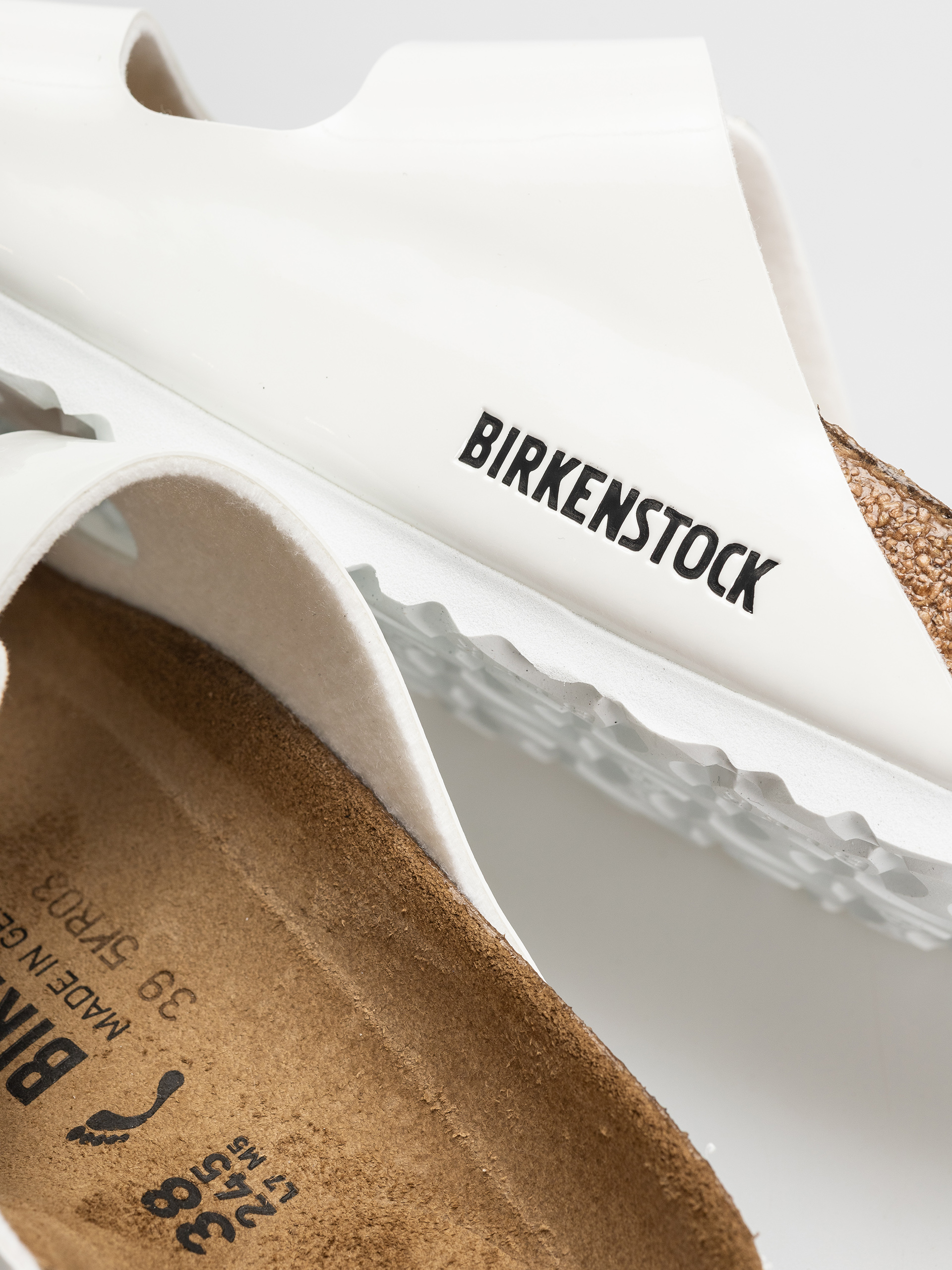 Чехли Birkenstock Arizona Narrow Wmn (patent white)