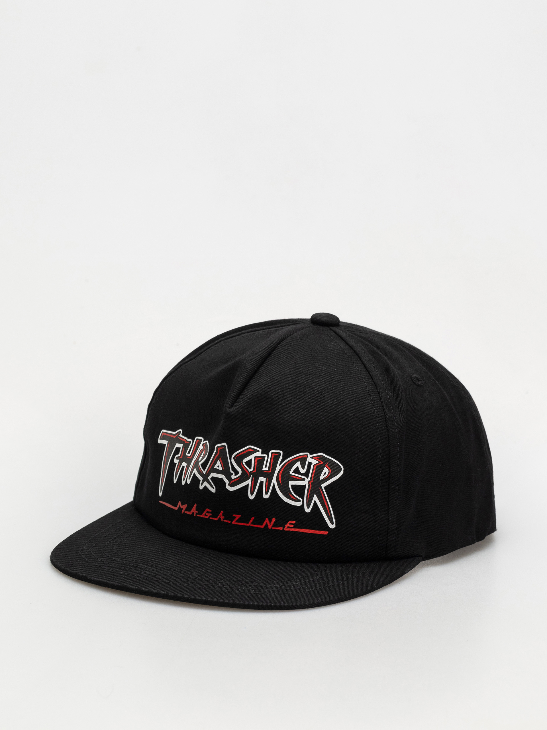 Шапка с козирка Thrasher Slash Snapback (black)