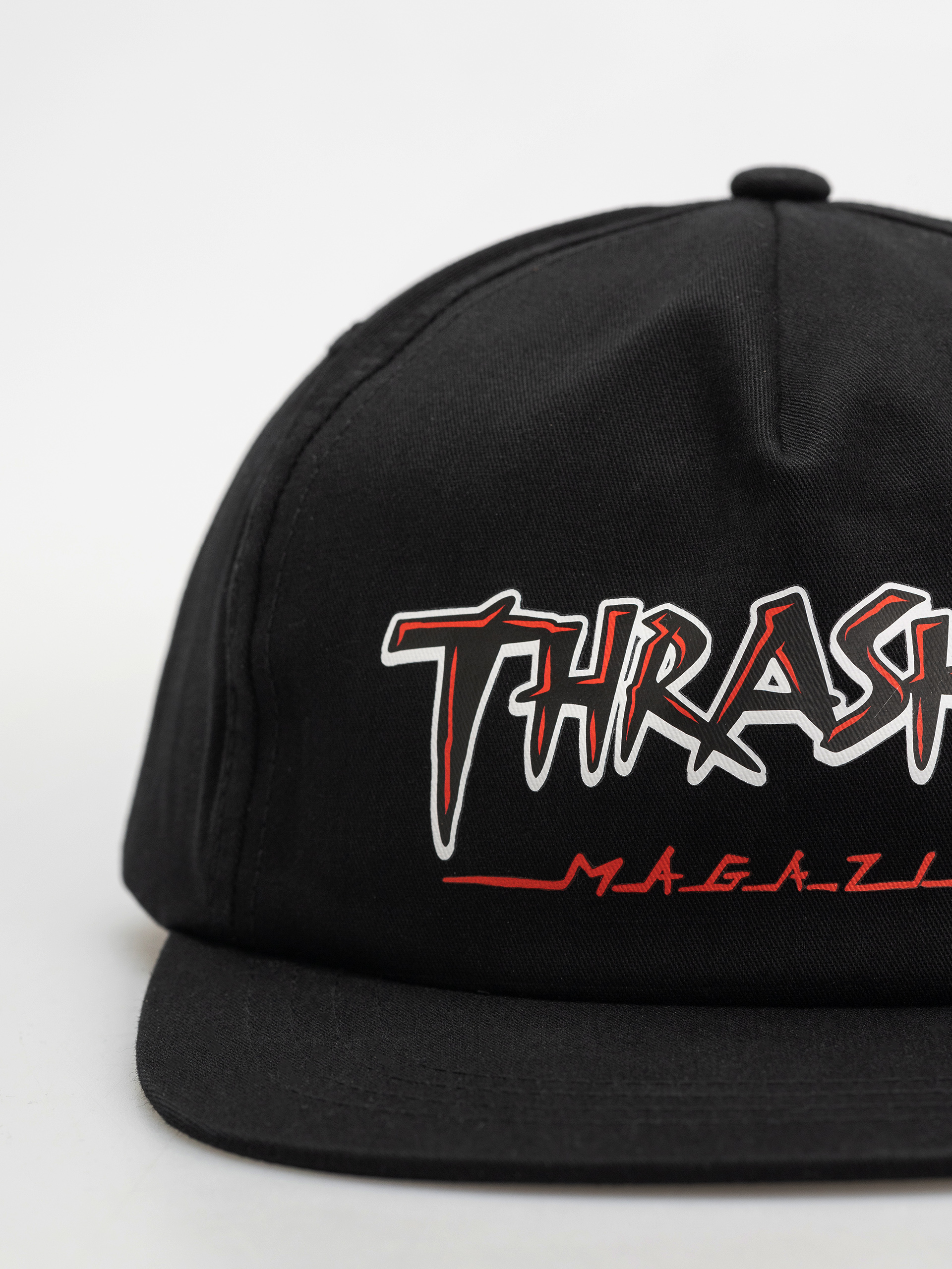Шапка с козирка Thrasher Slash Snapback (black)