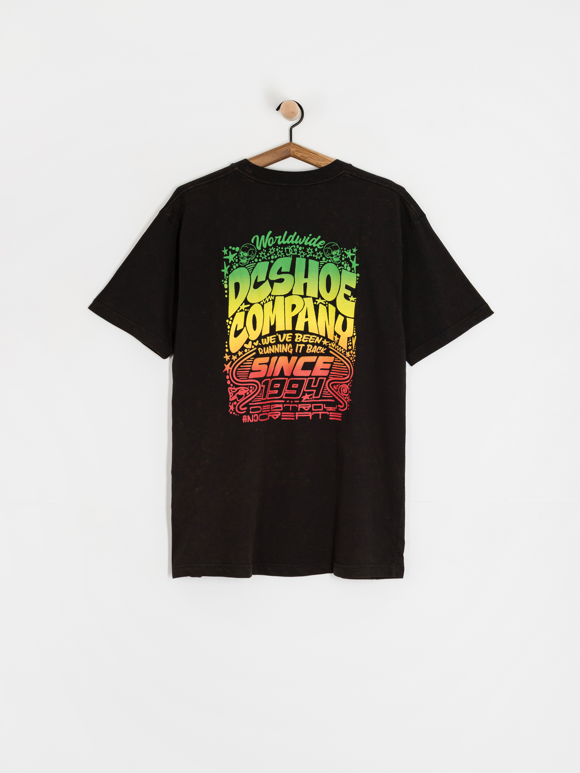 Тениска DC Hot Box (black rain wash)