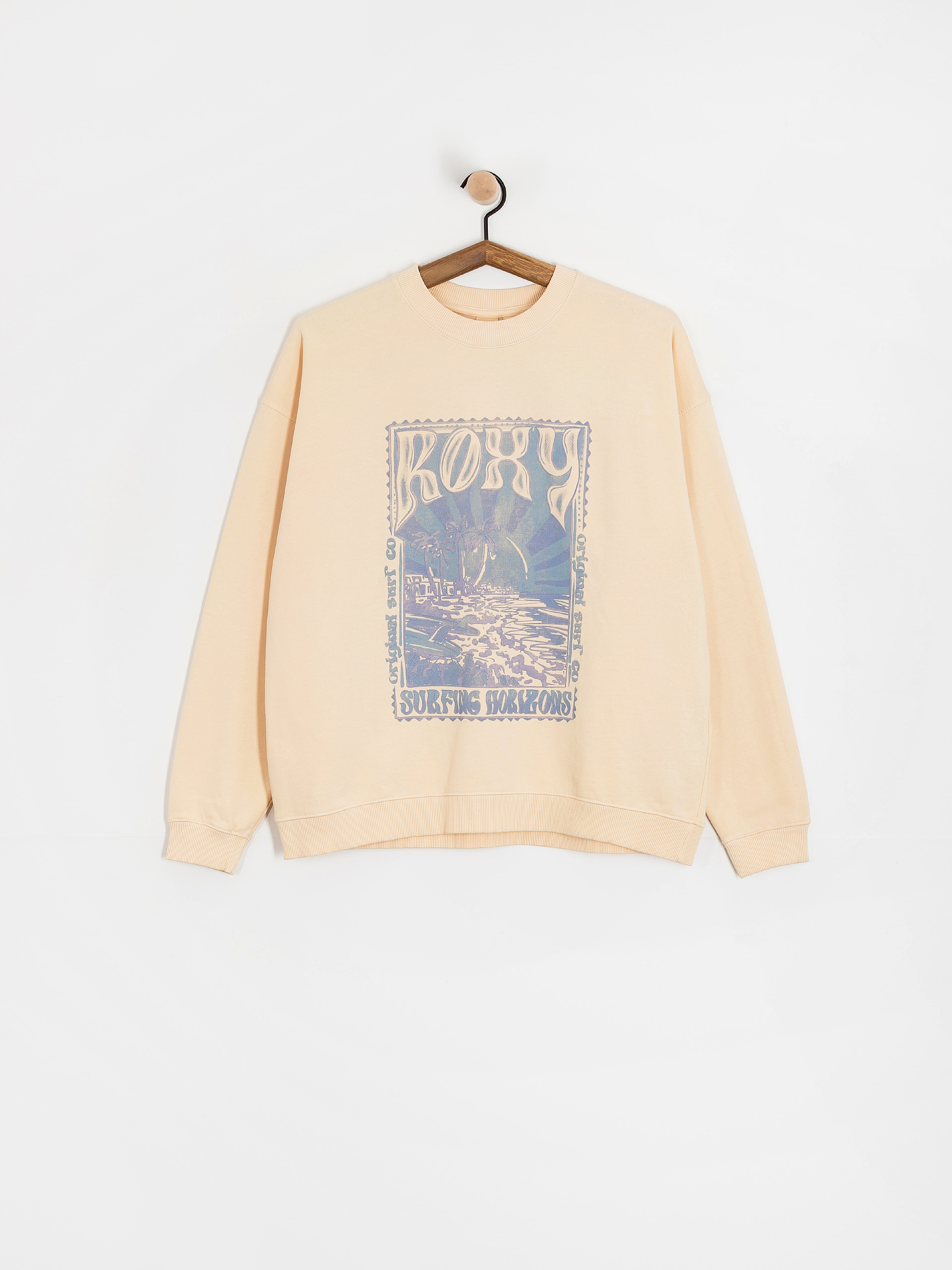 Суитшърт Roxy Lineup Oversized Crew Wmn (parchment)