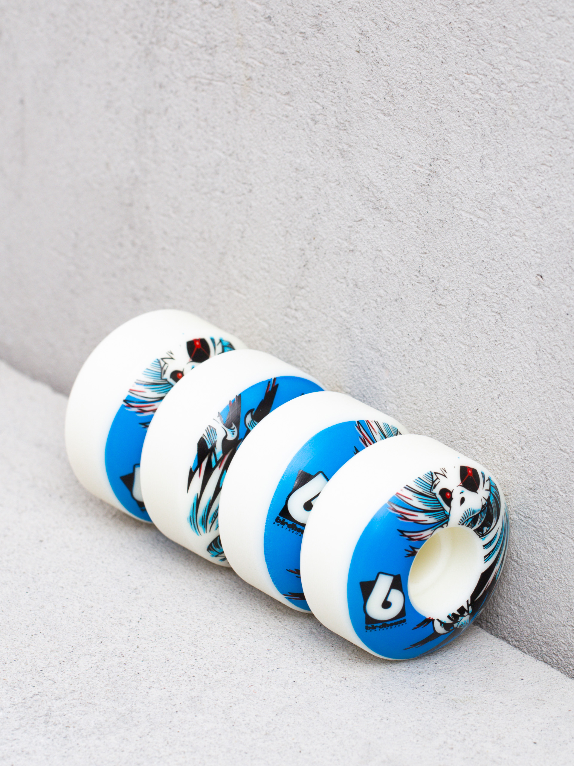 Колелца Birdhouse Hawk Spiral (white)