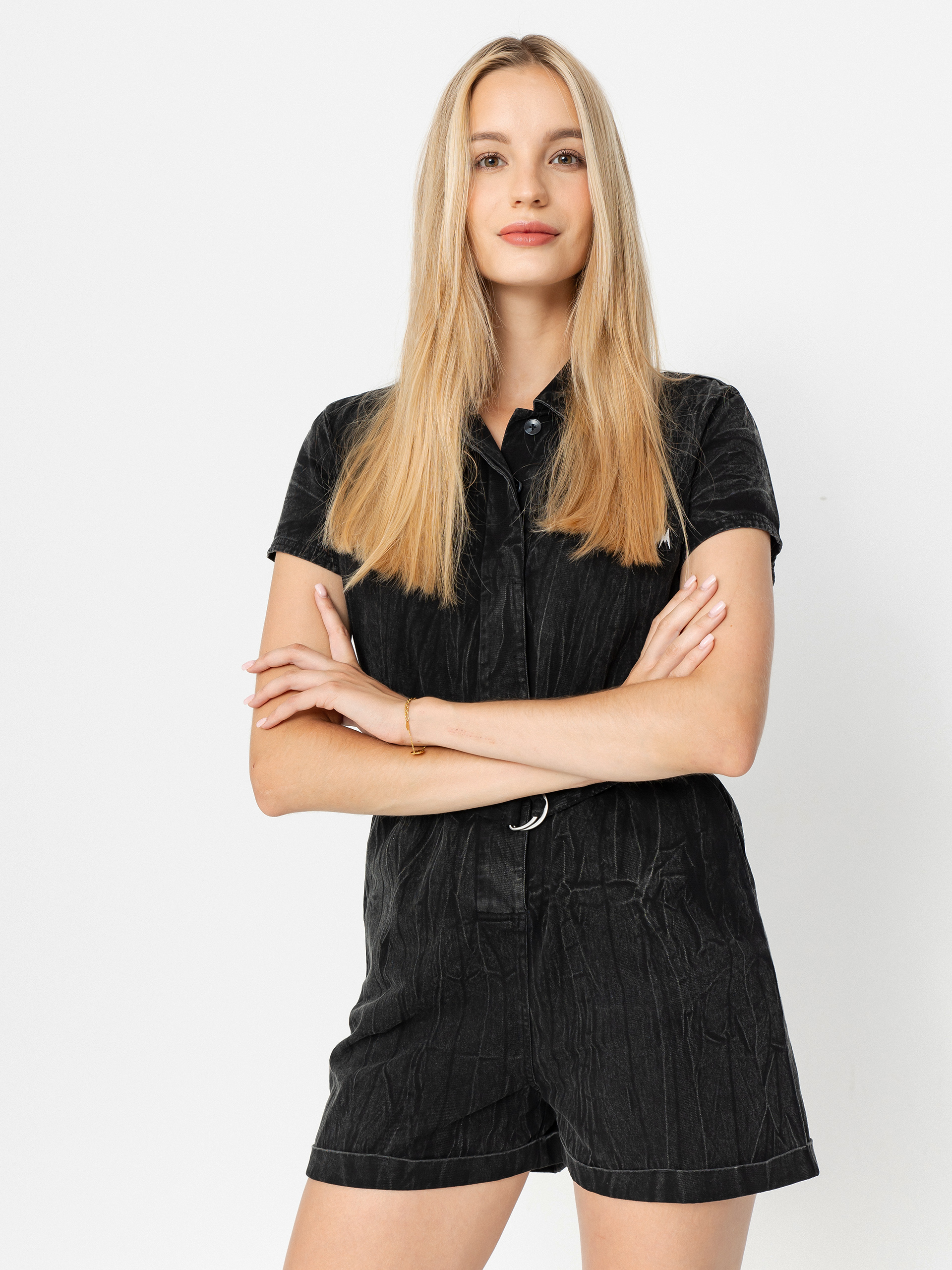 Дамски комбинезон Volcom Asphalt (black marble wash)