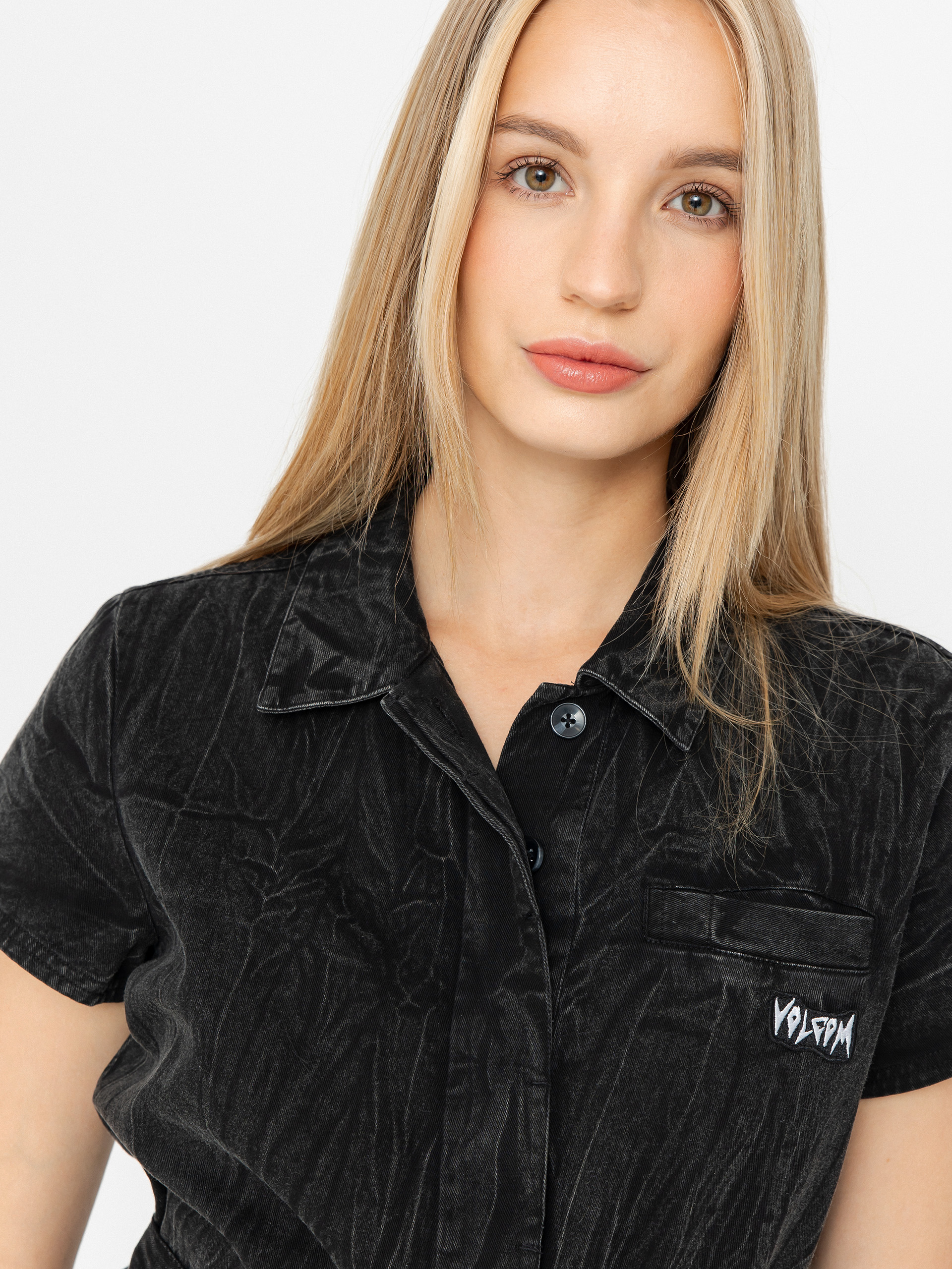 Дамски комбинезон Volcom Asphalt (black marble wash)