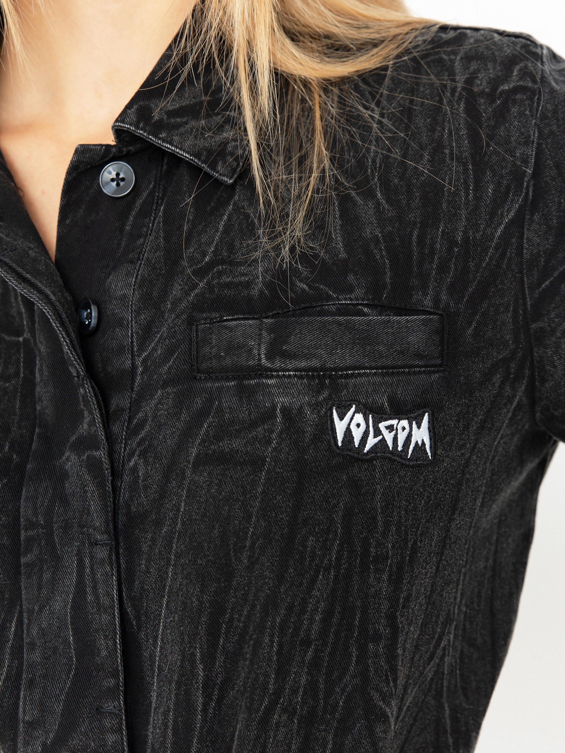 Дамски комбинезон Volcom Asphalt (black marble wash)