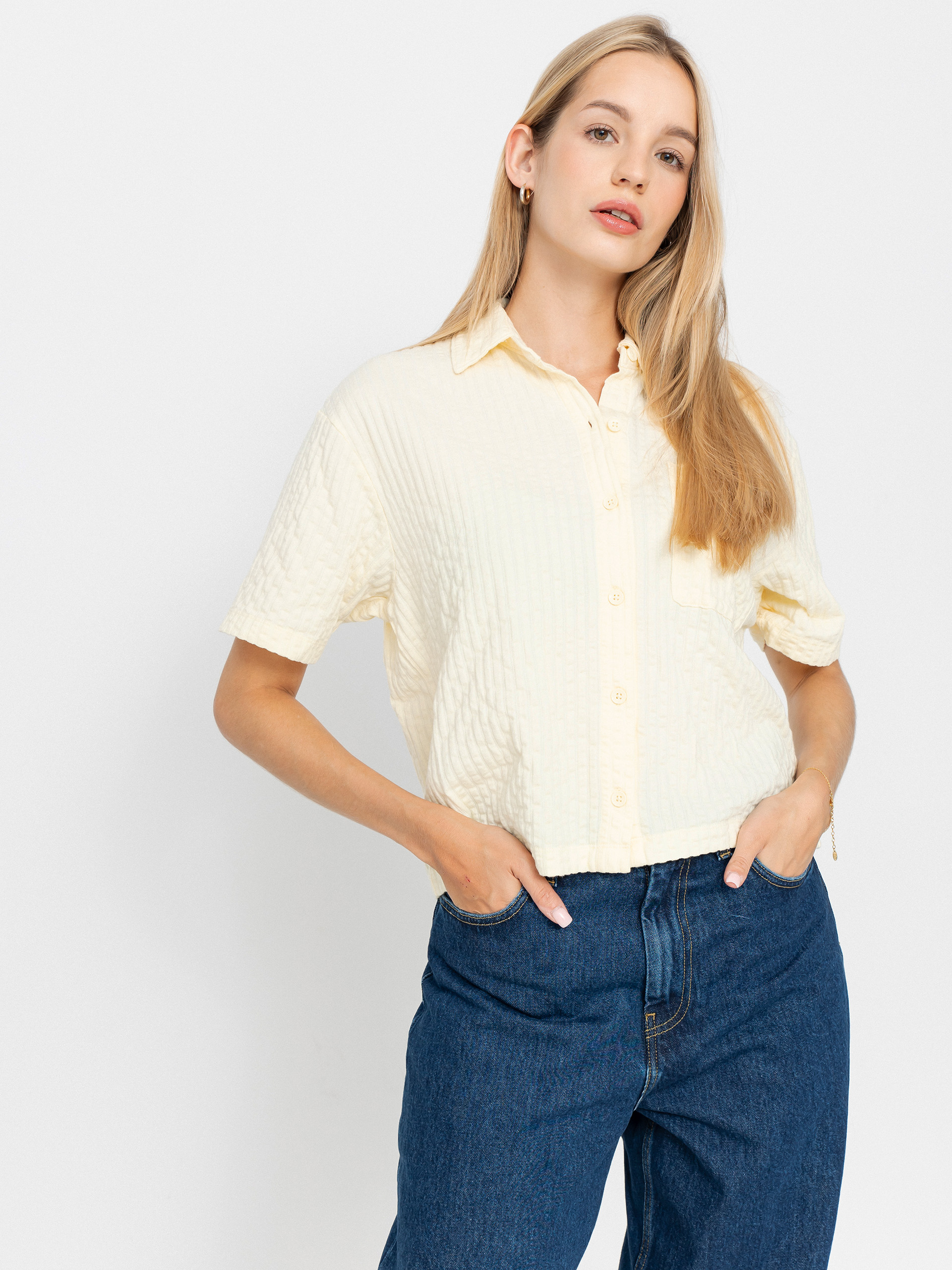 Риза Vans Bedford Knit Button Up Wmn (lemon icing)