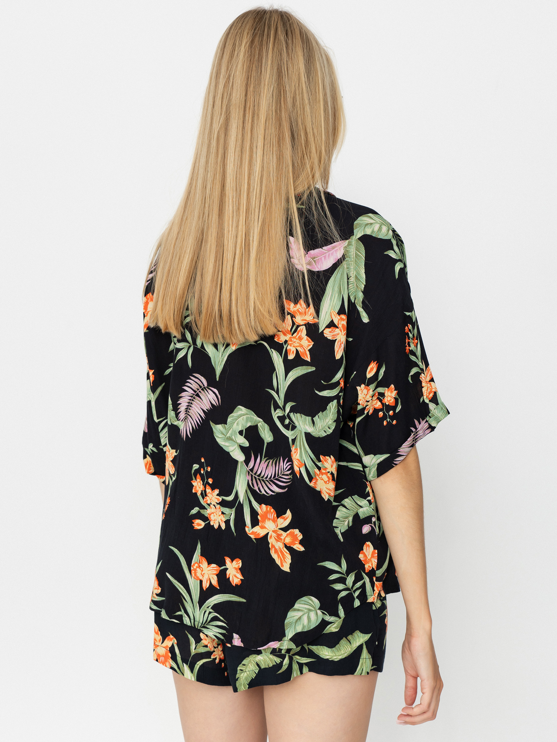 Риза Roxy Beach Nostalgia Crinkle Wmn (anthracite island escape)