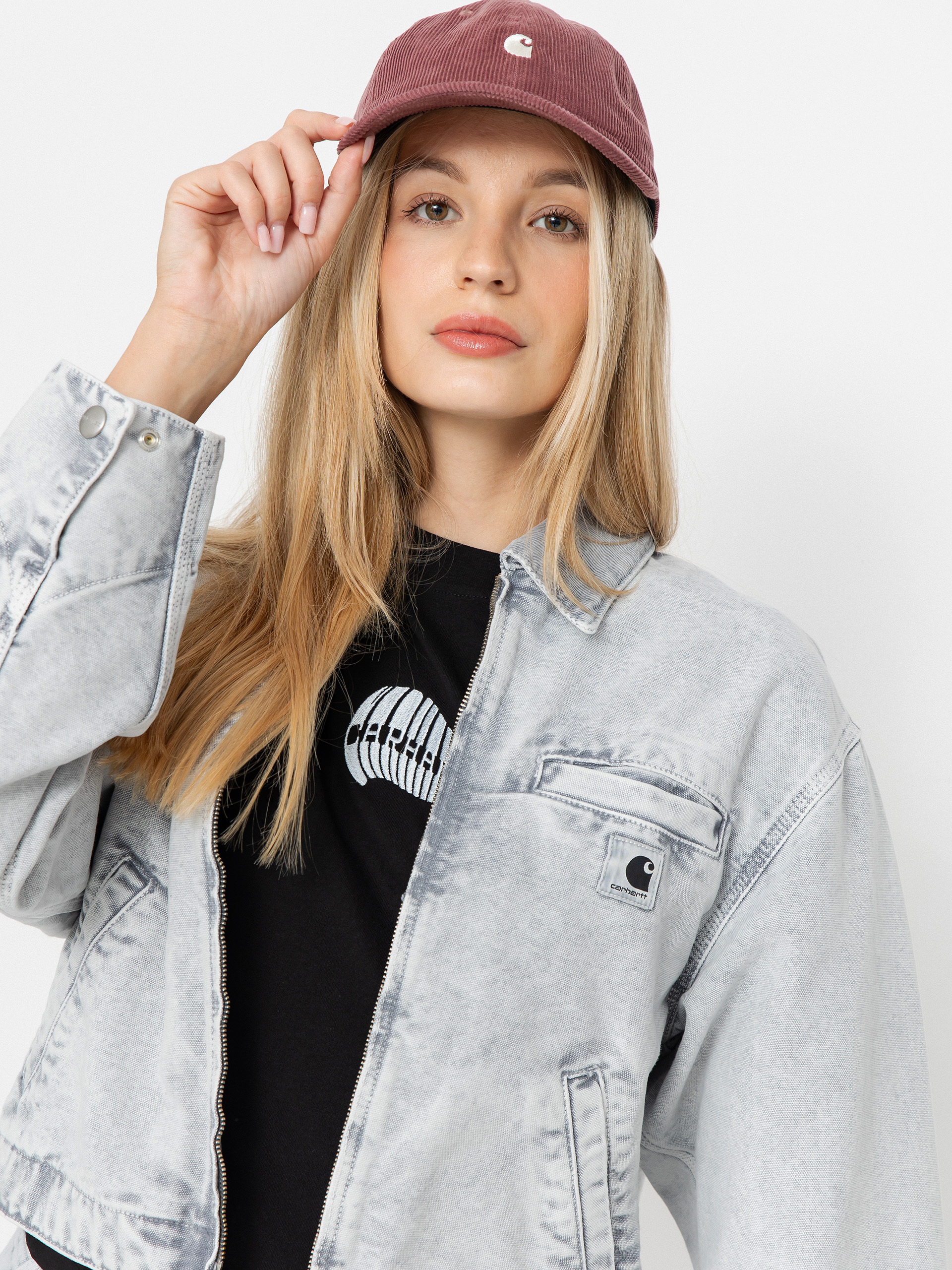 Яке Carhartt WIP Emery Wmn (black/black/chalk wash)