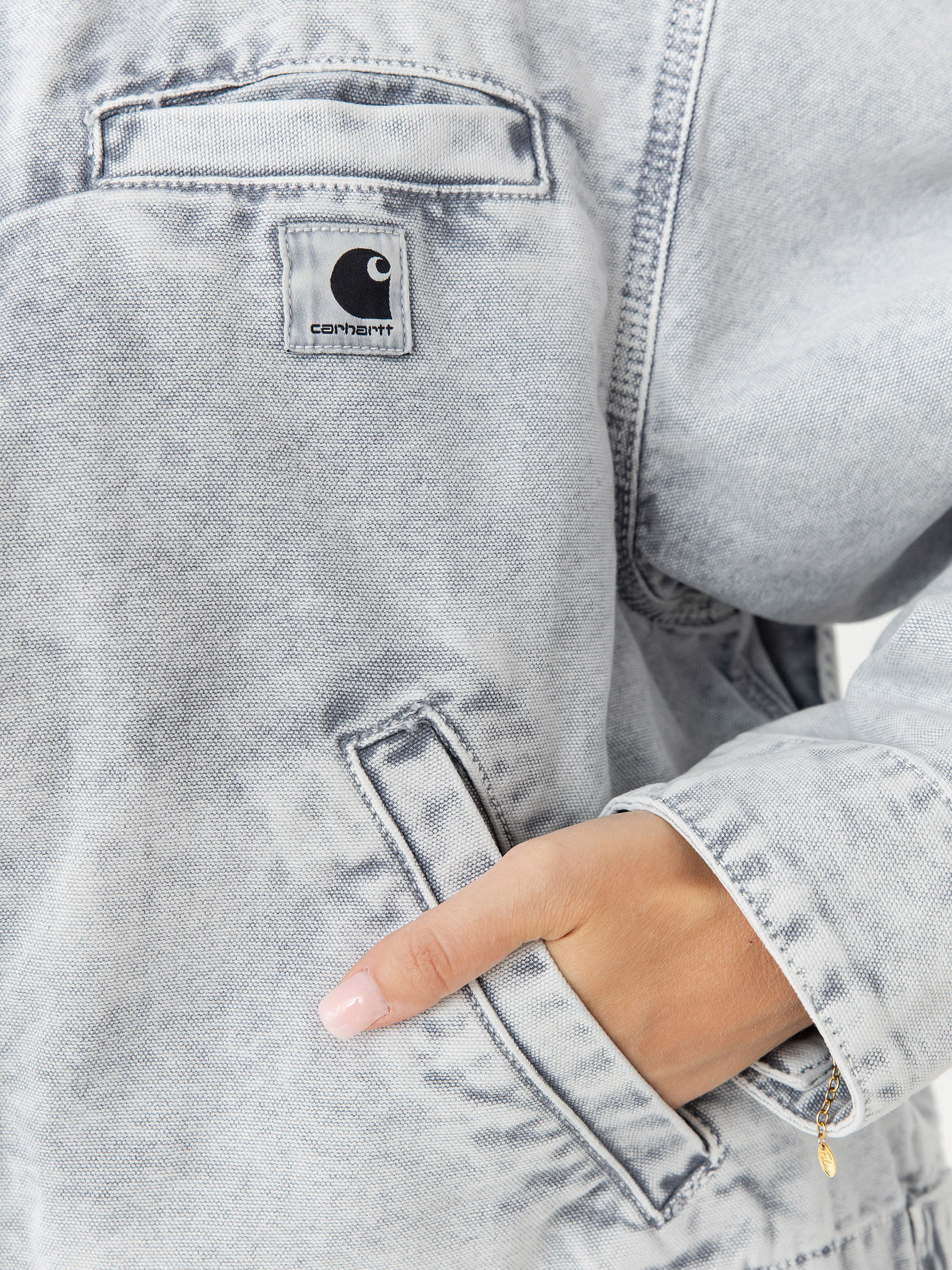 Яке Carhartt WIP Emery Wmn (black/black/chalk wash)