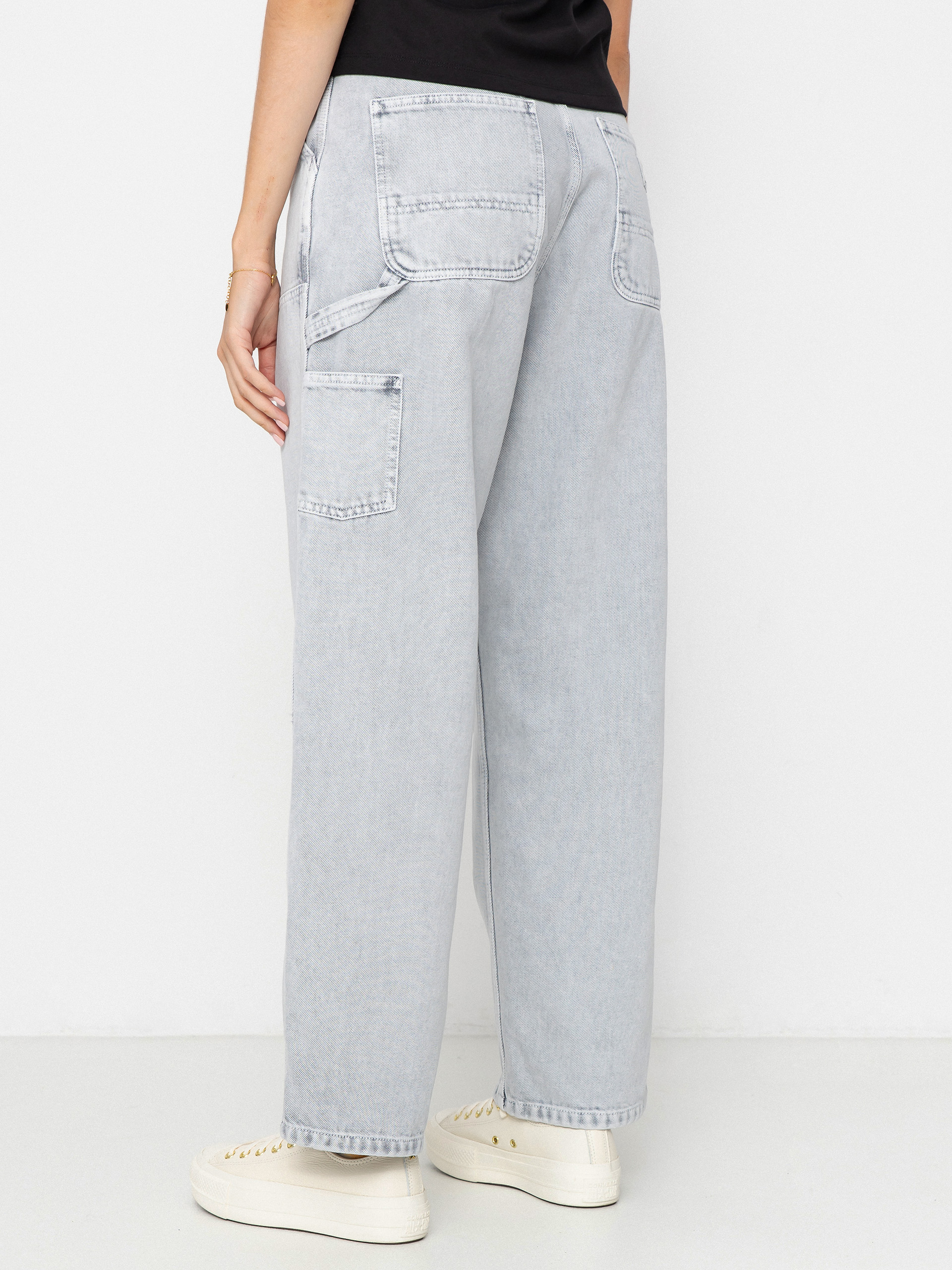 Панталони Carhartt WIP Brandon Double Knee Wmn (black/chalk wash)