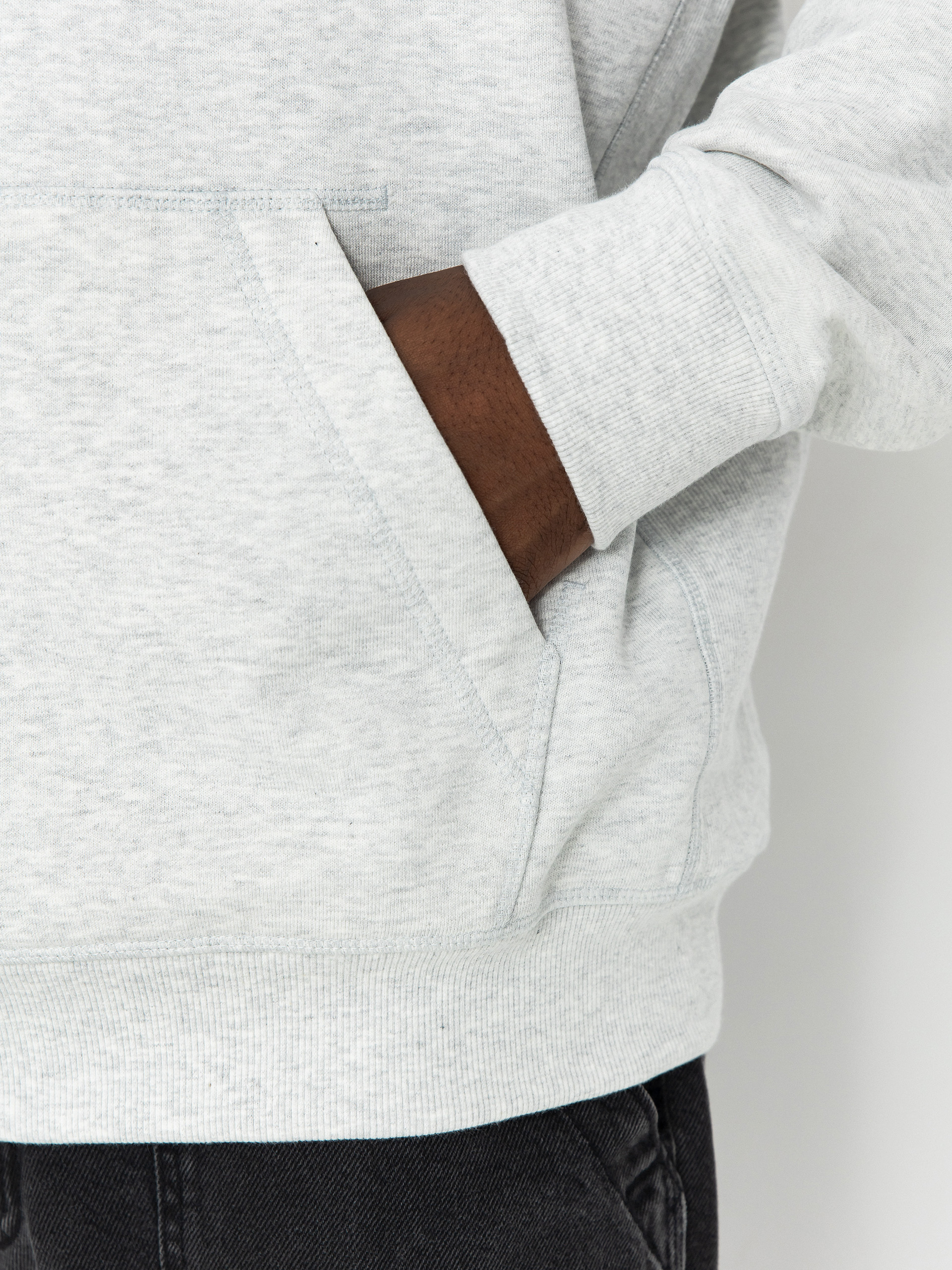 Суитшърт с качулка New Balance Atheltics French Terry HD (grey)